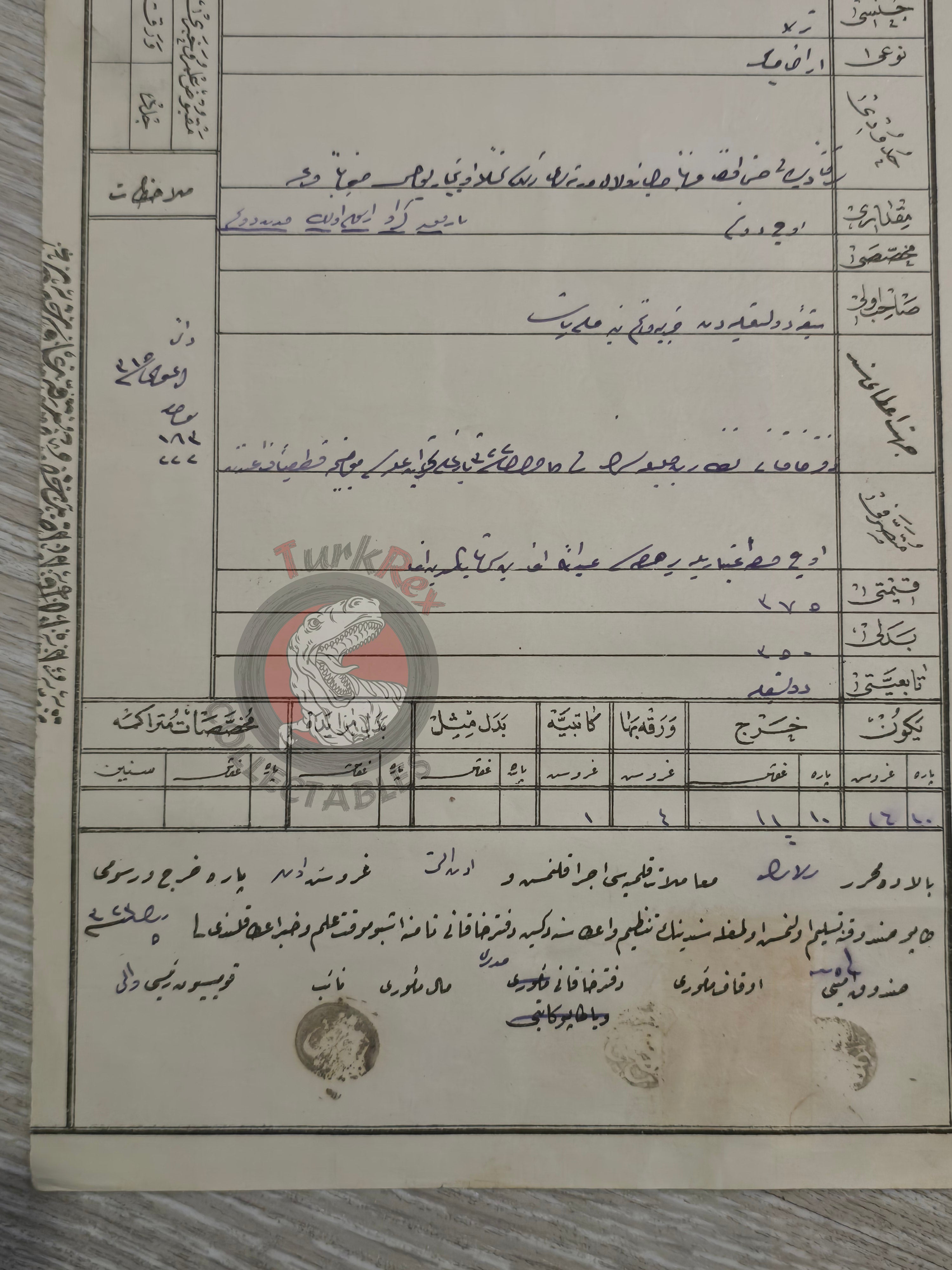 Ottoman 1897 Land Deed Farmland in Bitola North Macedonia Title Deed Balkans Muslim