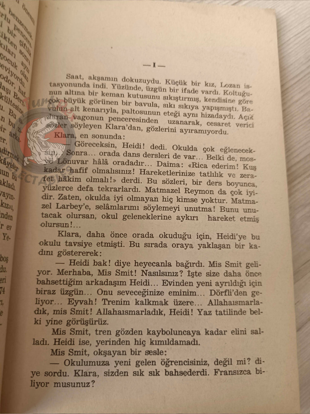 Johanna Spyri – Heidi Grows Up 1969 Turkish Book Turkey Illustrated