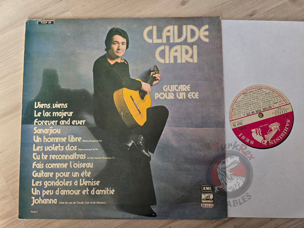 Claude Ciari – Guitare Pour Un Ete Turkish Pressing Vinyl Turkey Edition