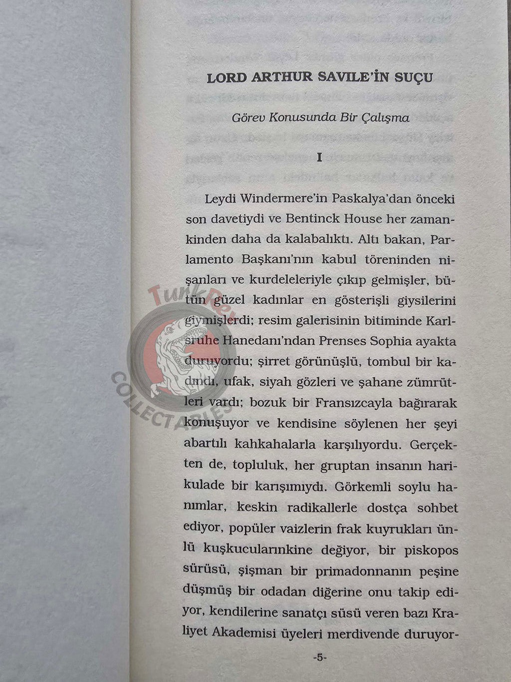 Oscar Wilde – Lord Arthur Savile’s Crime 12003 Turkish Book Turkey