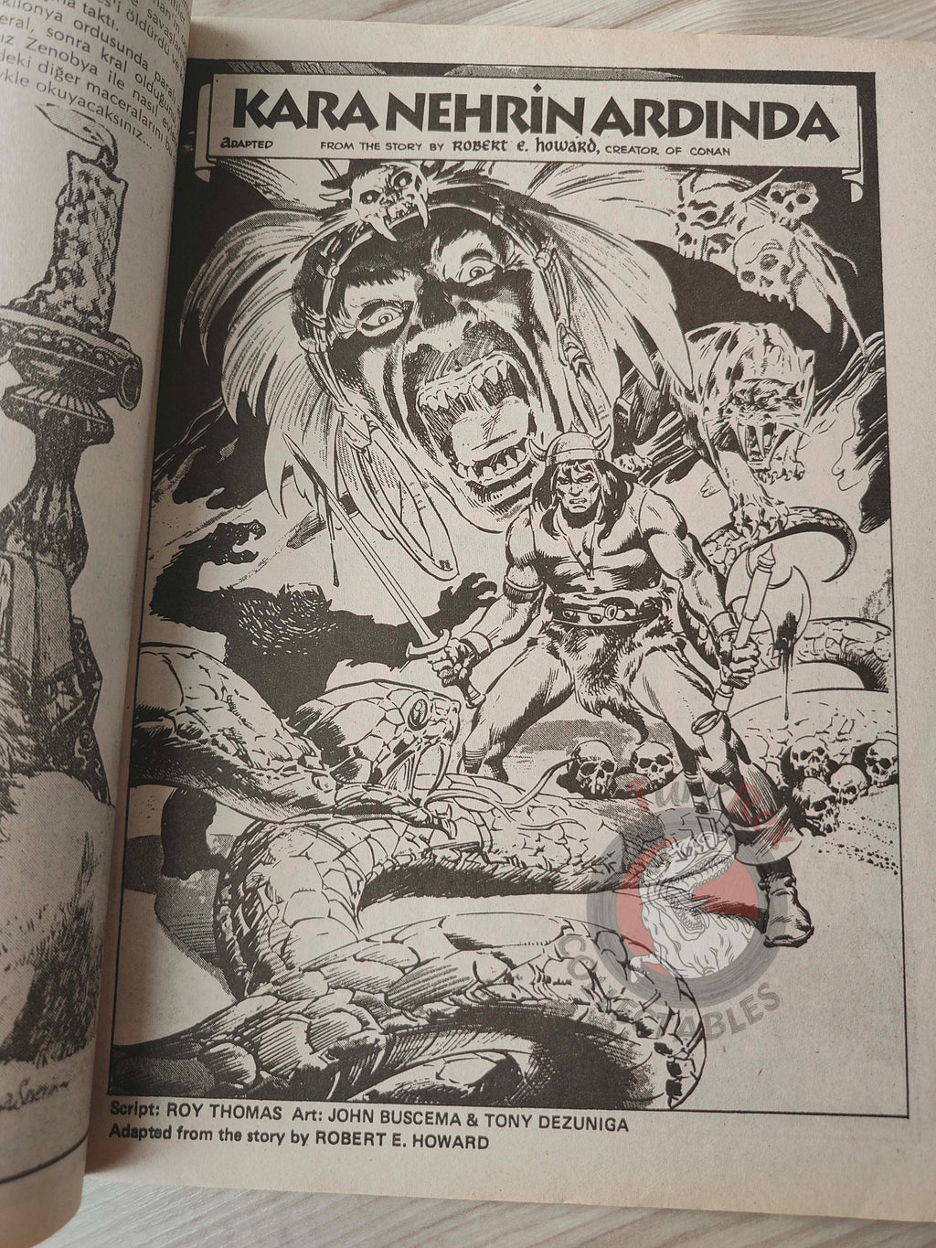 Kral Conan #1 The Savage Sword of #26 #27 Turkish Comic Turkey