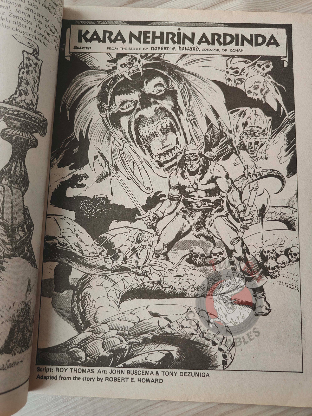 Kral Conan #1 The Savage Sword of #26 #27 Turkish Comic Turkey