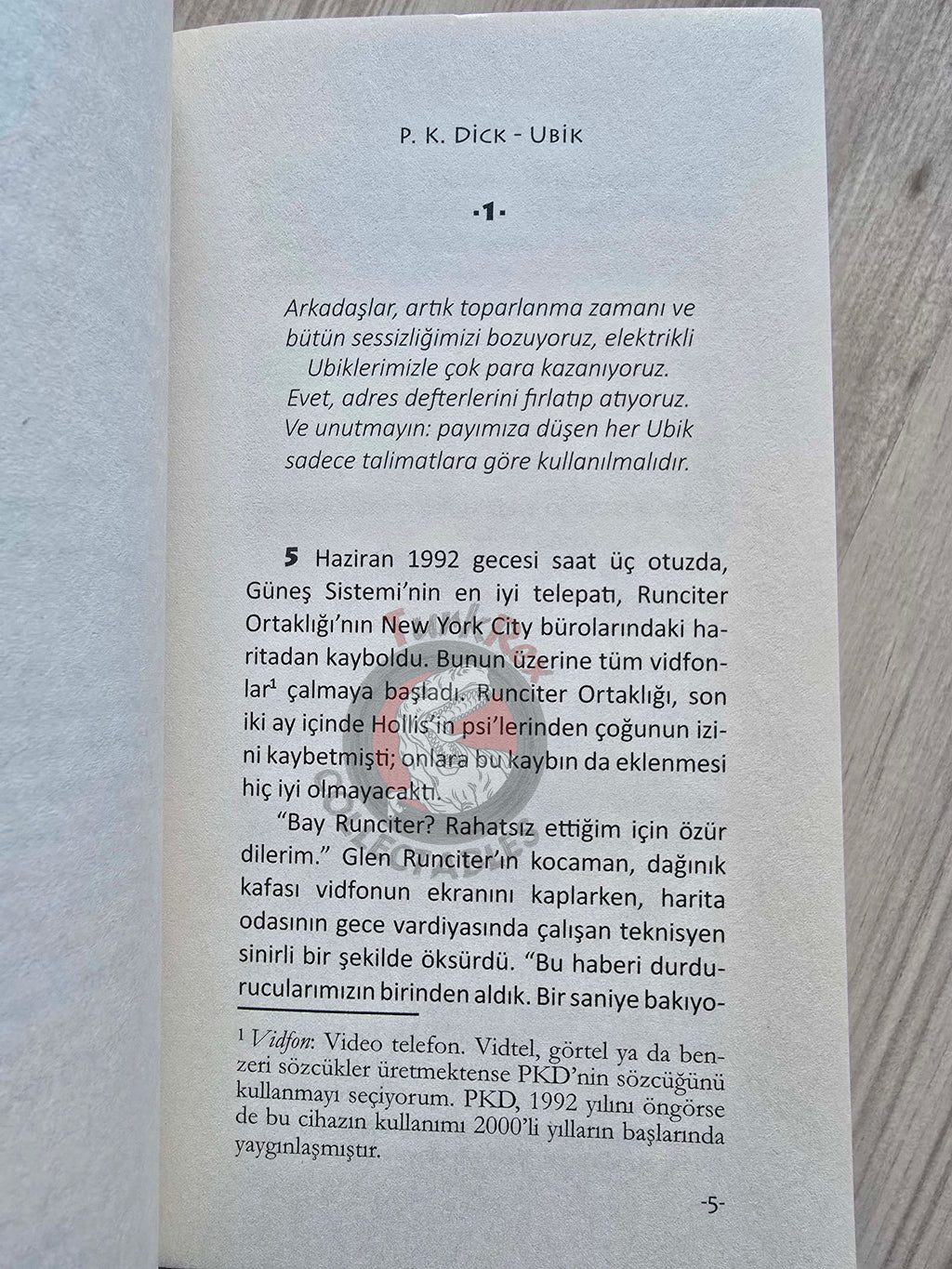 Philip K. Dick – Ubik 2015 Turkish Book Turkey