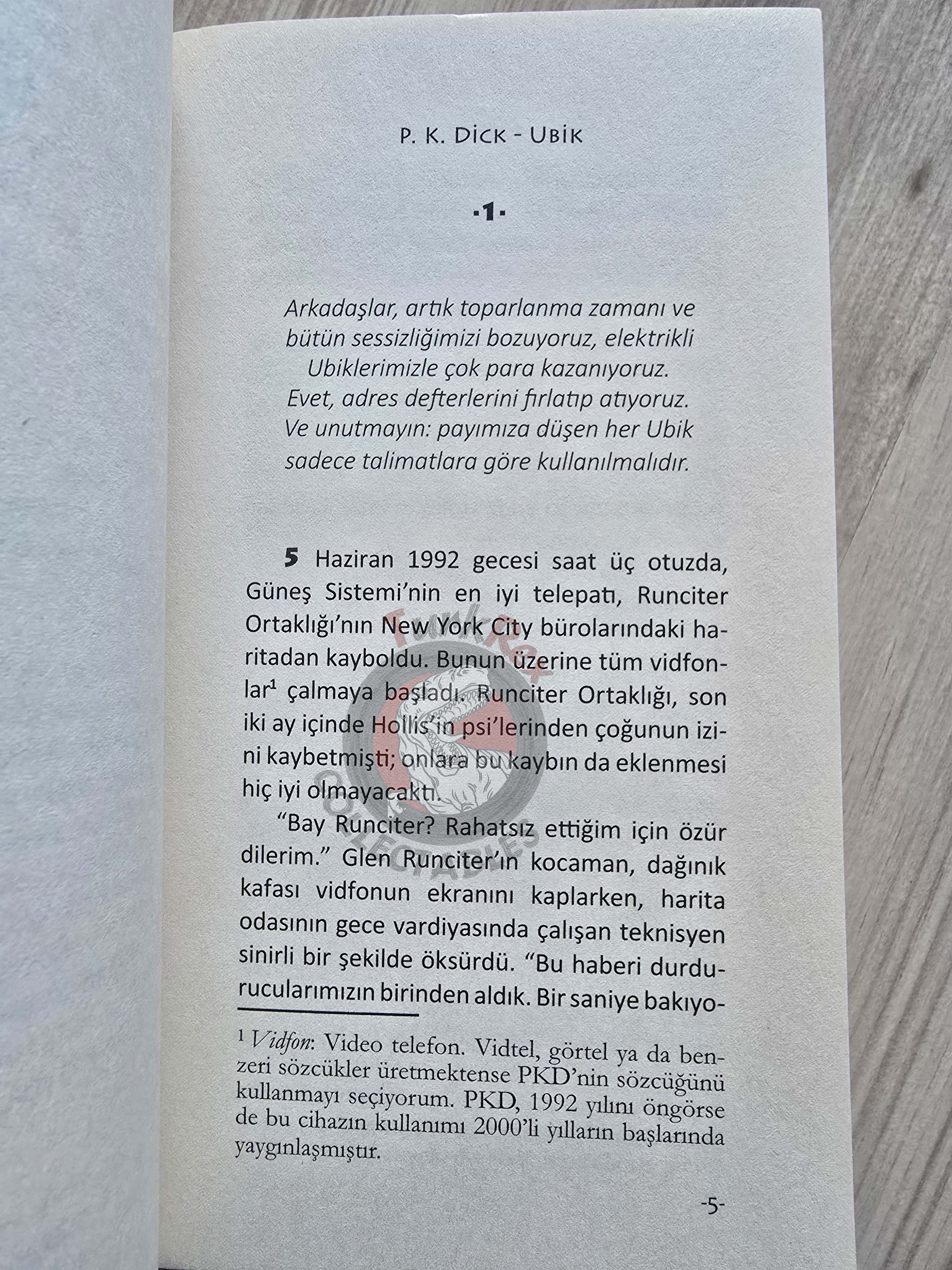 Philip K. Dick – Ubik 2015 Turkish Book Turkey