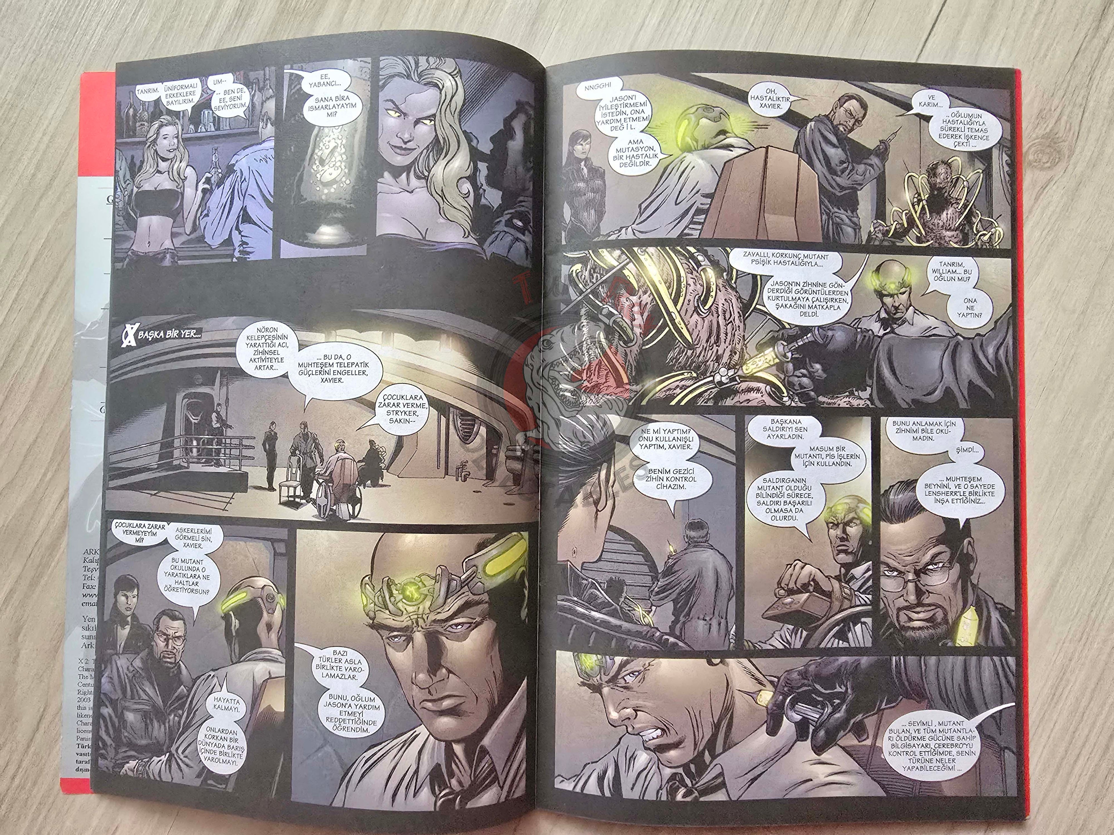 X-Men X2: The Movie 2003 Turkish Comic Turkey Official Movie Adaption