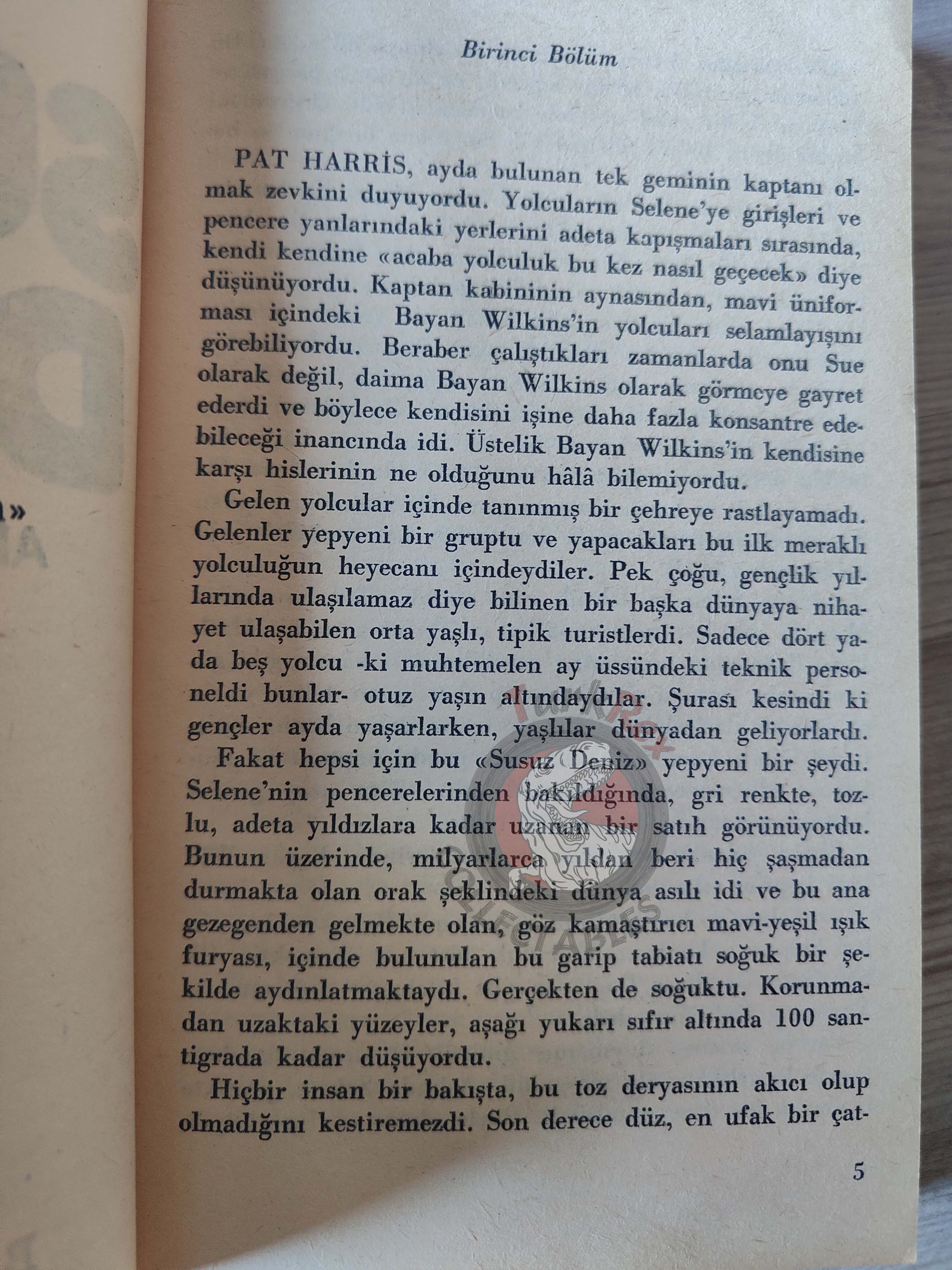 Arthur C. Clarke – A Fall of Moondust 1984 1st Turkish Book Turkey