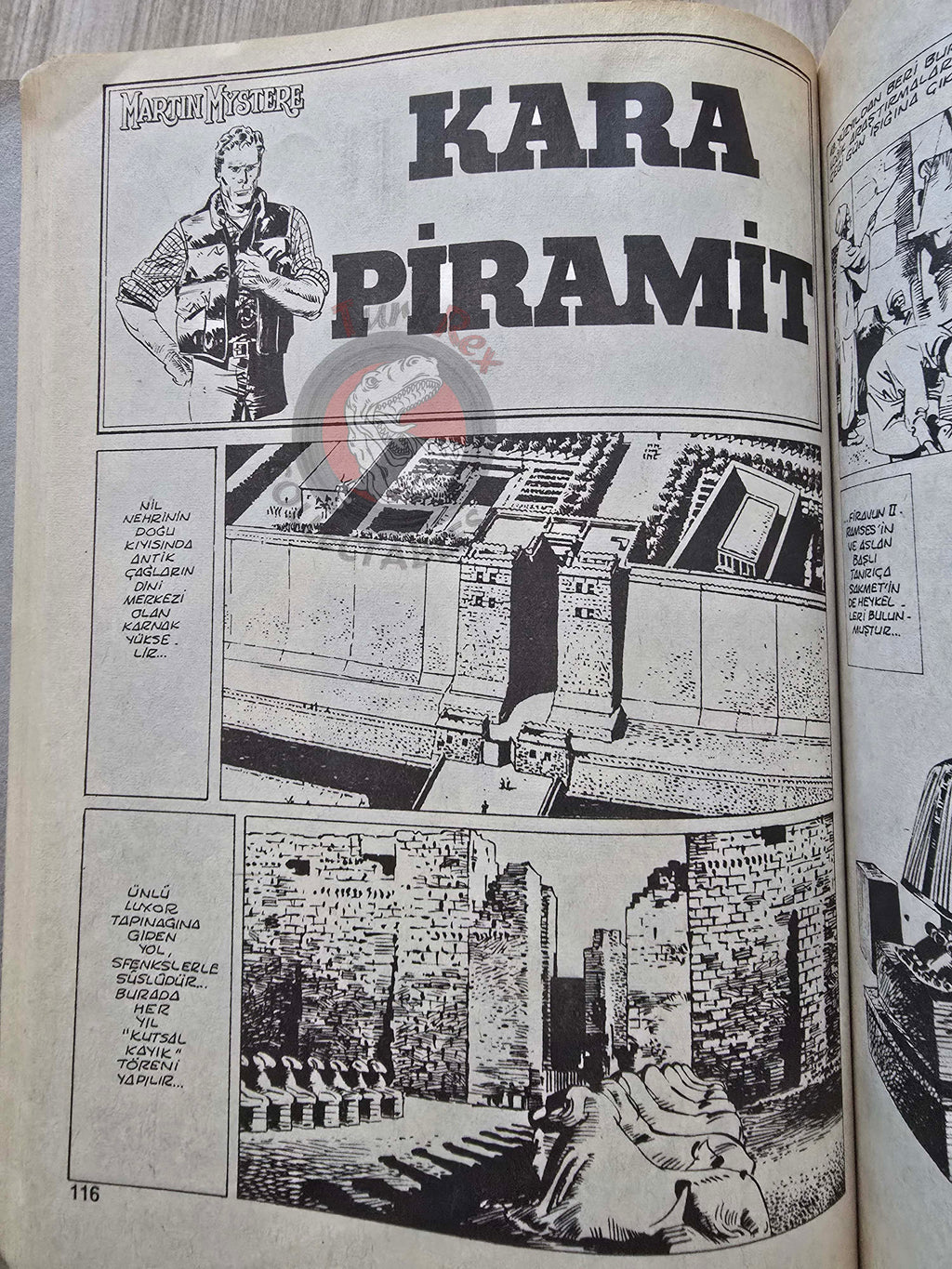 Martin Mystère #40 La Piramide Nera 80s Turkish Comic Turkey #96 #99