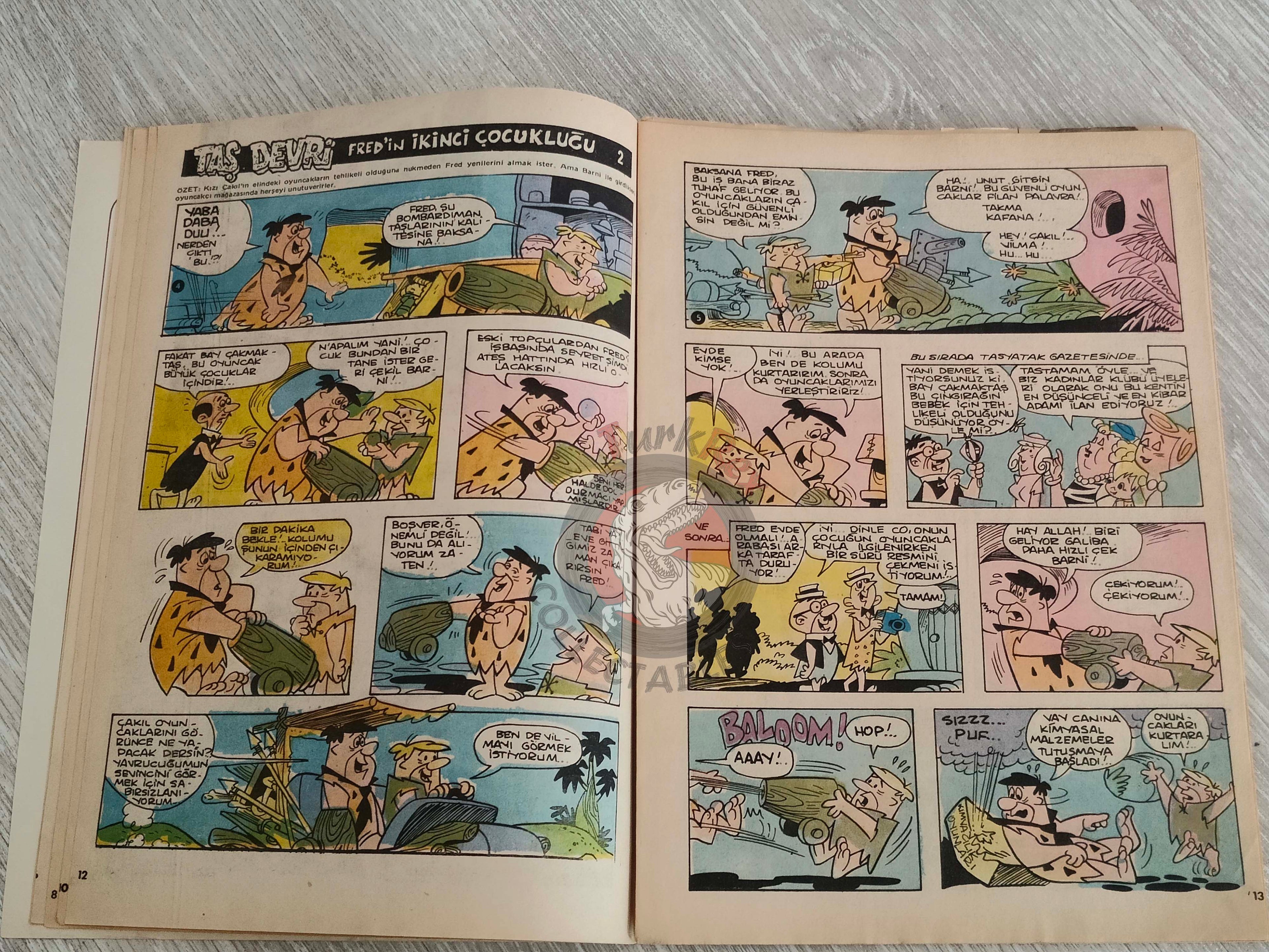 Tercüman Çocuk #37 1982 Turkish Comic Turkey Superman Star Wars #27 The Flintstones Thorgal Larry Yuma