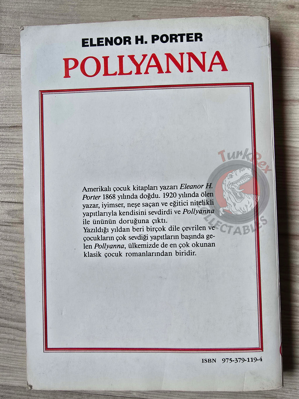 Eleanor H. Porter – Pollyanna 1992 Turkish Book Turkey  Angelo Morbelli
