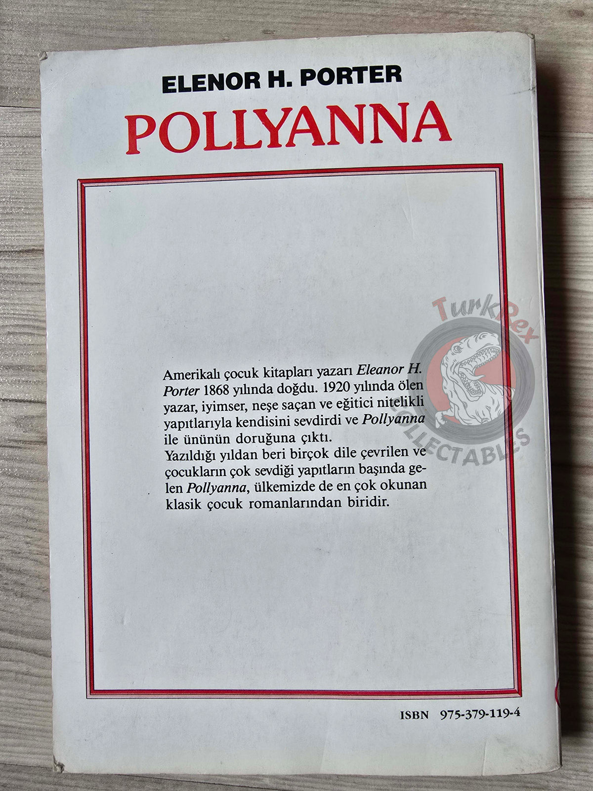 Eleanor H. Porter – Pollyanna 1992 Turkish Book Turkey  Angelo Morbelli