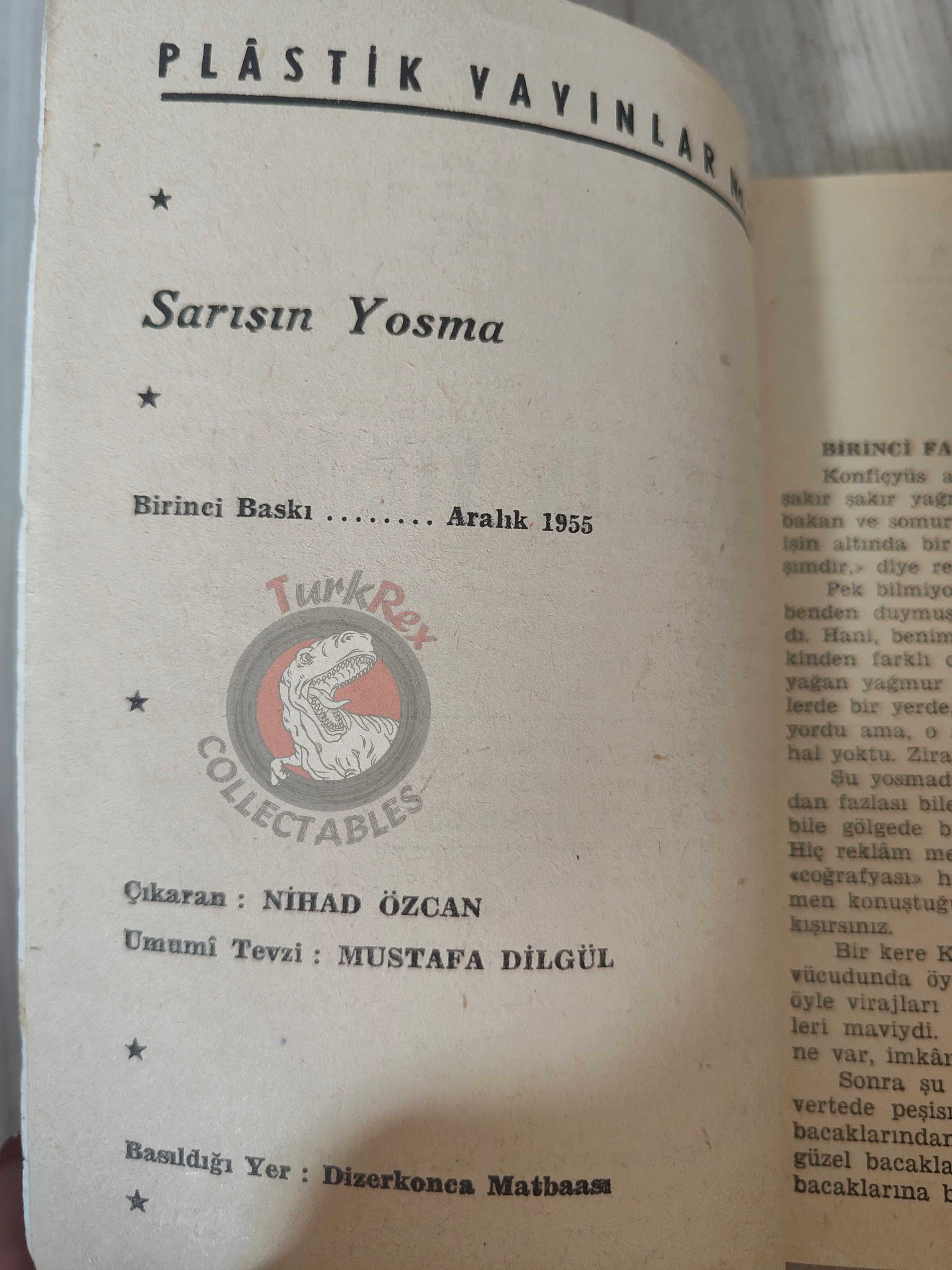 Peter Cheyney – Don’t Get Me Wrong 1955 1st Turkish Book Turkey Lemmy Caution