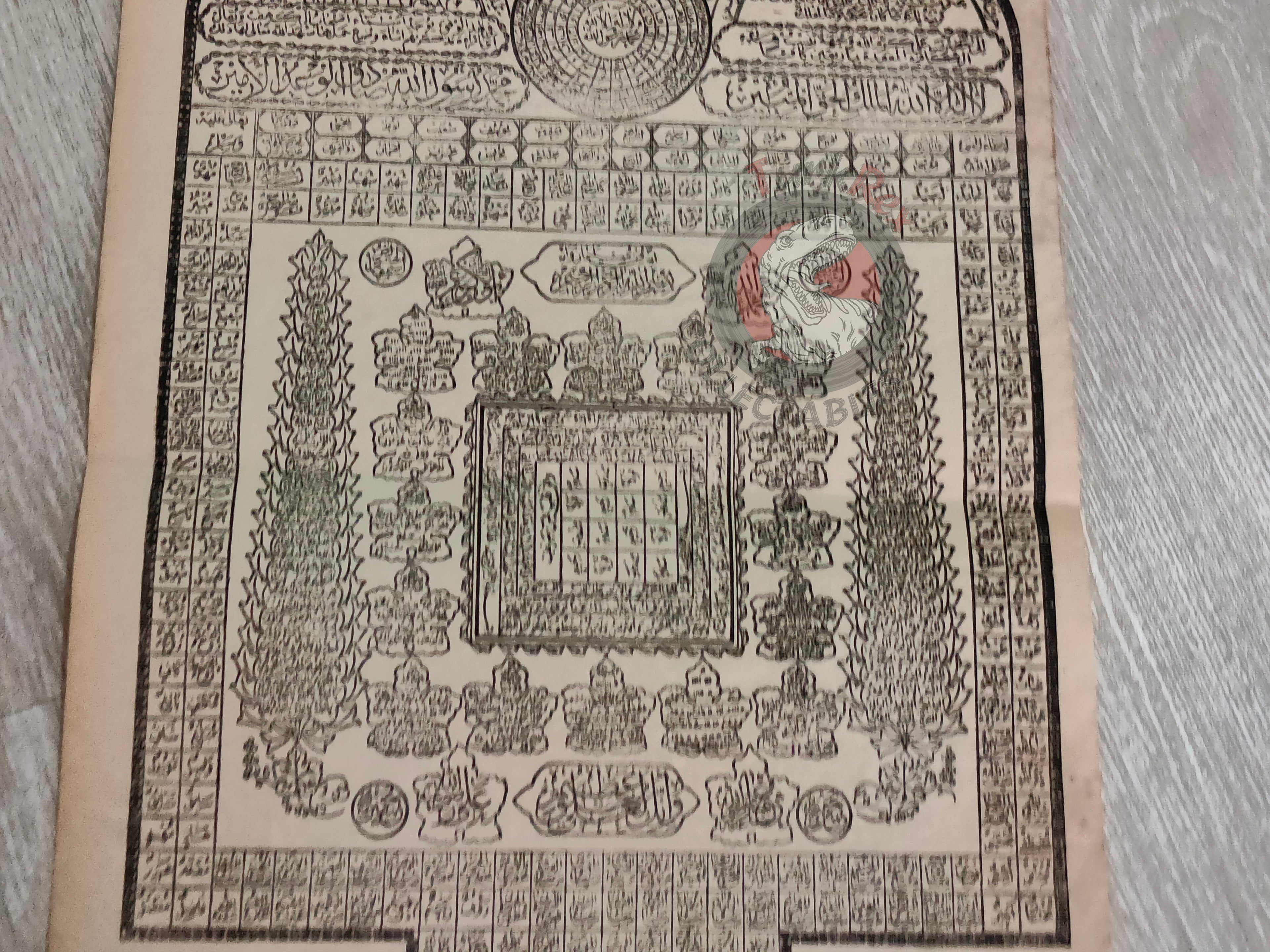 Ottoman Vefq Sheet Talisman Havass Islamic Magic Occult Charm