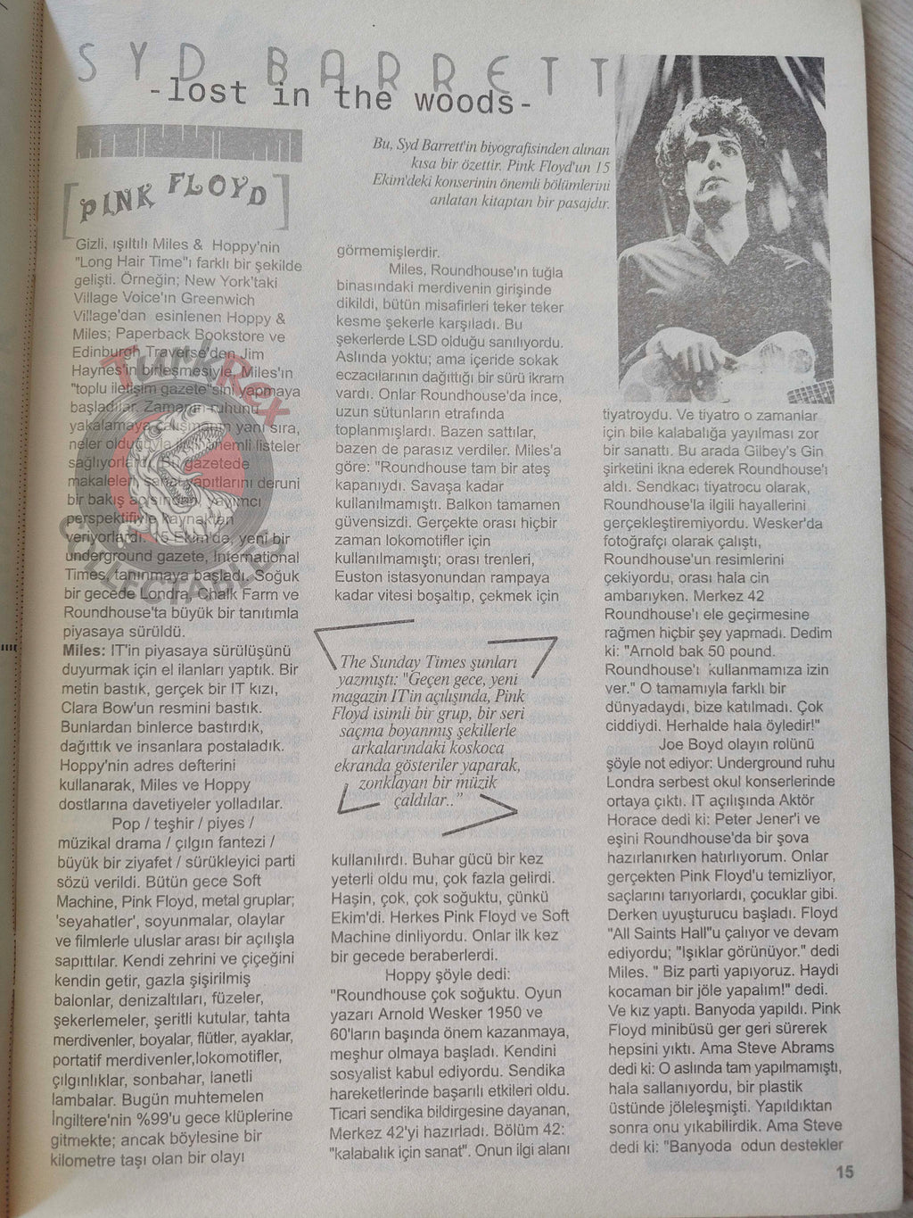 Lull 2002 The Smiths Oasis Turkish Mag Turkey Syd Barrett Idlewild Kosheen