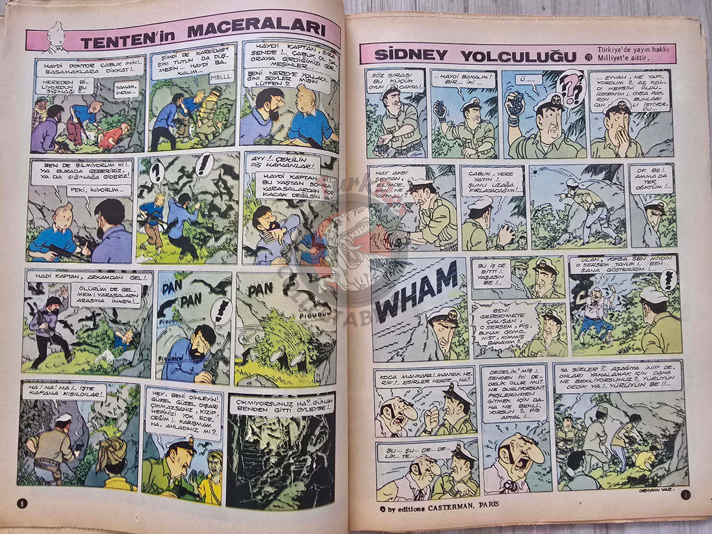 Milliyet Çocuk #20 1973 Turkish Comic Mag Turkey Tintin Jim Lacy Il Colonnello Caster’Bum Abraham Lincoln