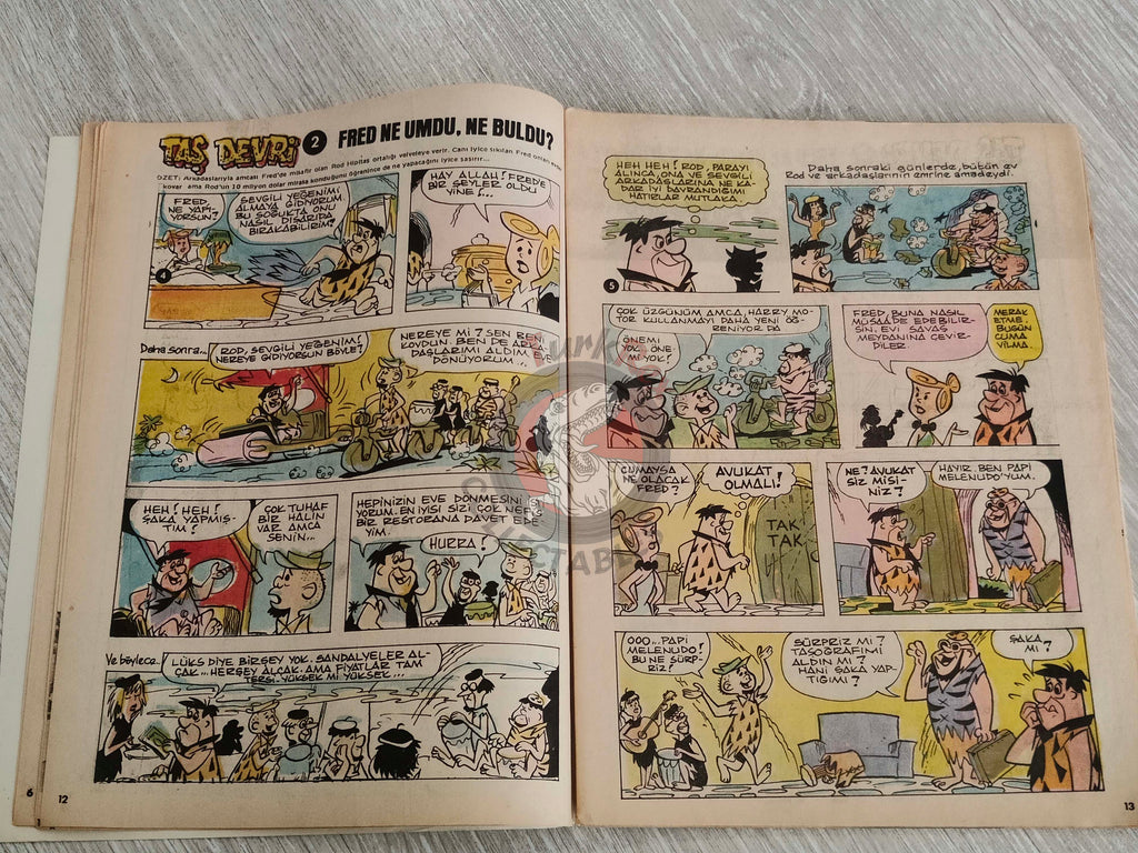 Tercüman Çocuk #44 1982 Turkish Comic Turkey Superman Star Wars #29 The Flintstones Tounga Cubitus