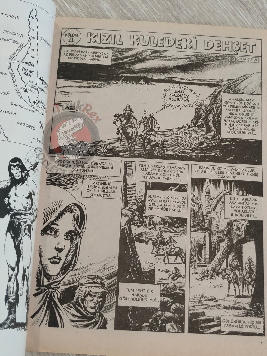 Conan #13 The Savage Sword of Conan #22 #23 Turkish Comic Turkey