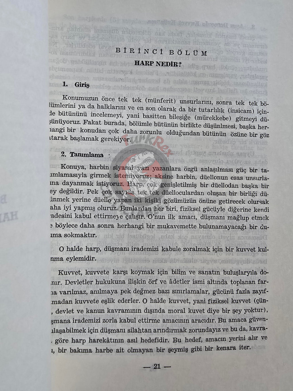 Carl von Clausewitz – On War 1984 Turkish Book Military Ottoman Empire Maps