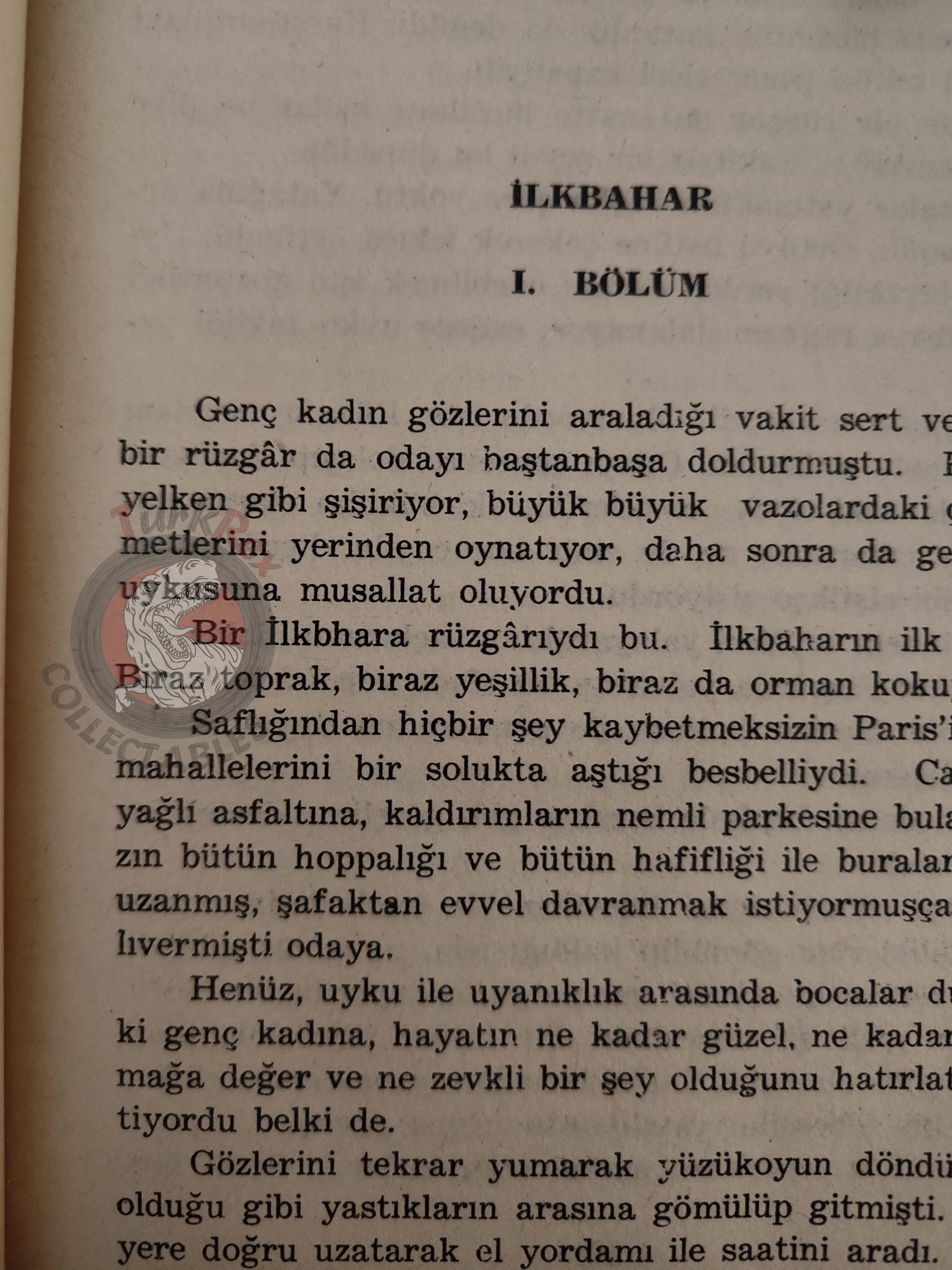 Françoise Sagan – La Chamade 1970 1st HC/DJ Turkish Book Turkey