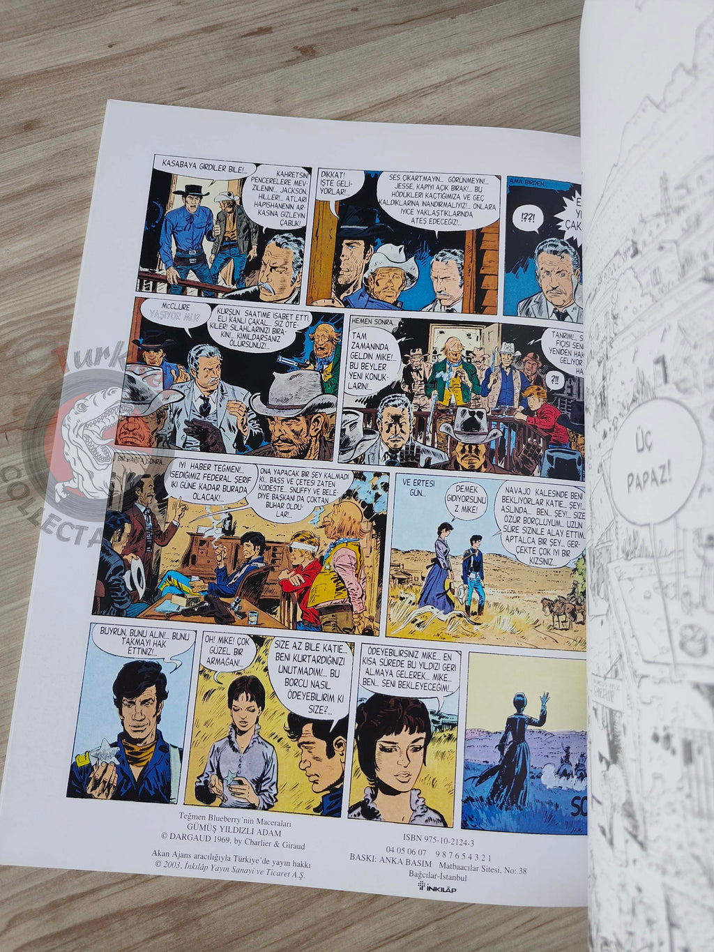 Blueberry #6 – The Man with the Silver Star 2004 1st Edition Turkish Comic Turkey