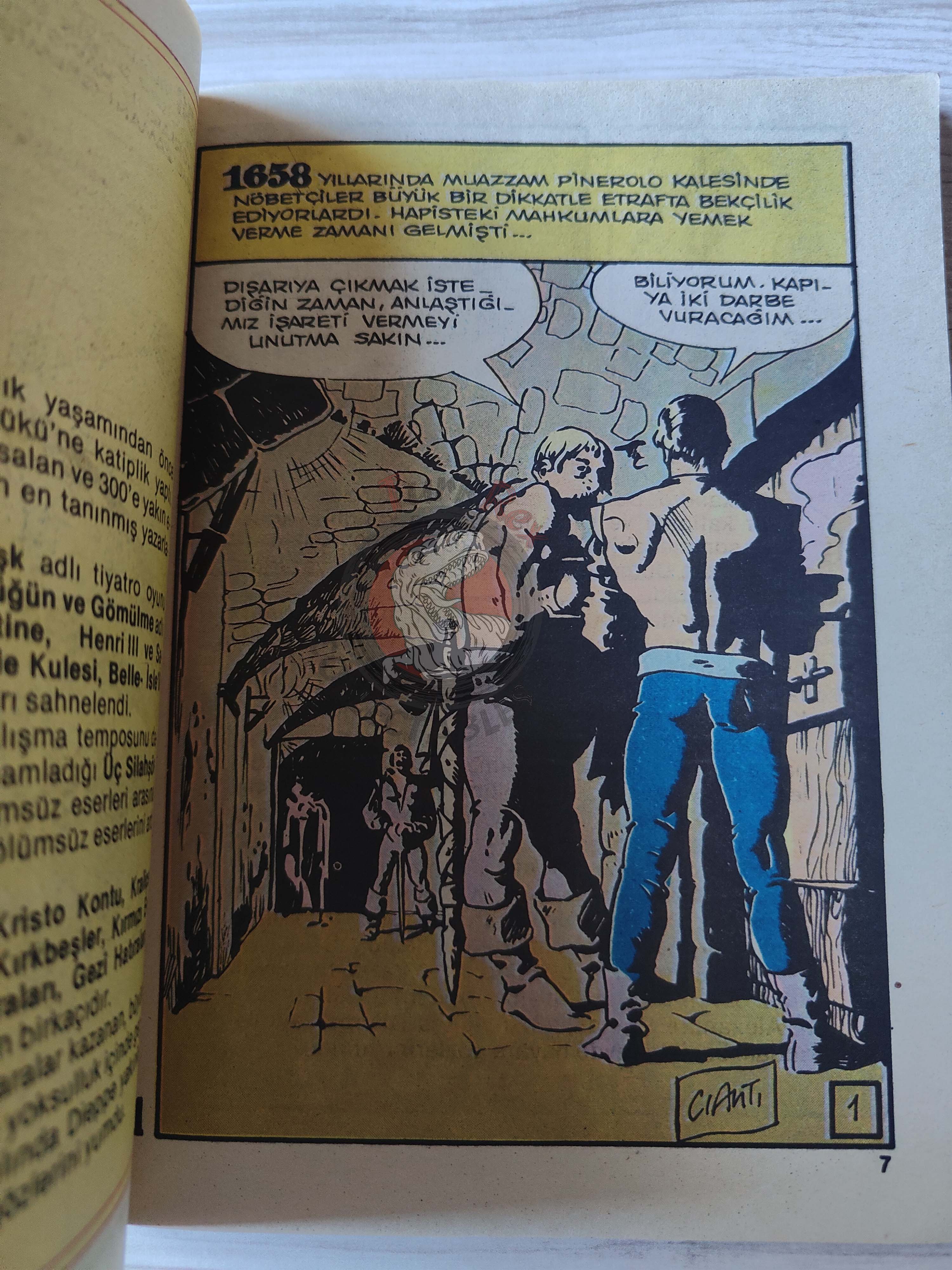 Iron Mask – Alexandre Dumas Turkish Comic Turkey Classics Illustrated