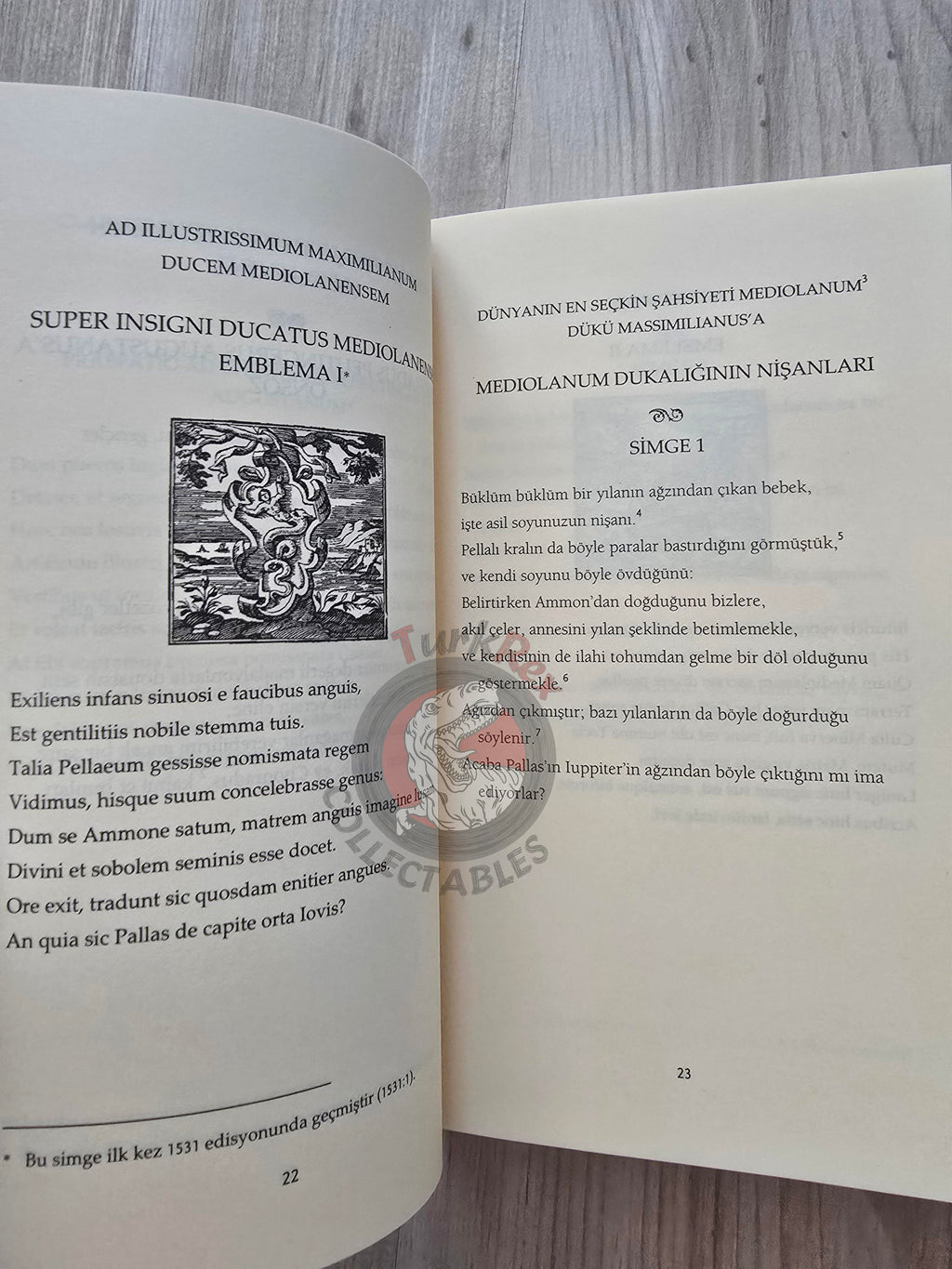 The Book of Emblems Andrea Alciatus Emblemata 2007 Turkish Book Turkey