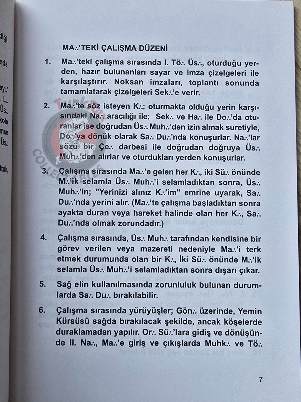 Turkish Freemasonry 1st Degree Ritual Apprentice 2014 Booklet Masonic Masons of Turkey