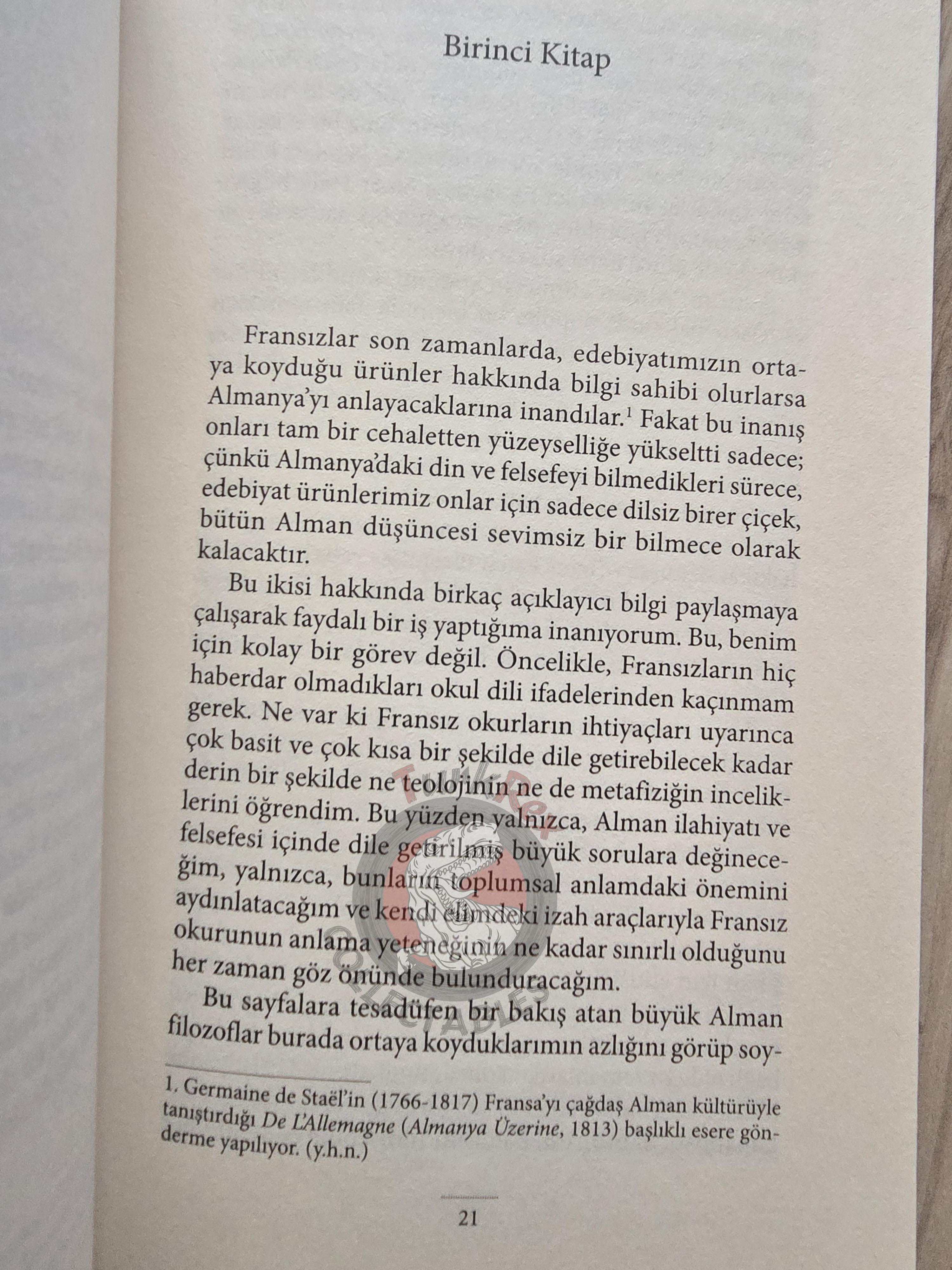 Heinrich Heine – History of Religion and Philosophy in Germany 2020 Turkish Book Turkey