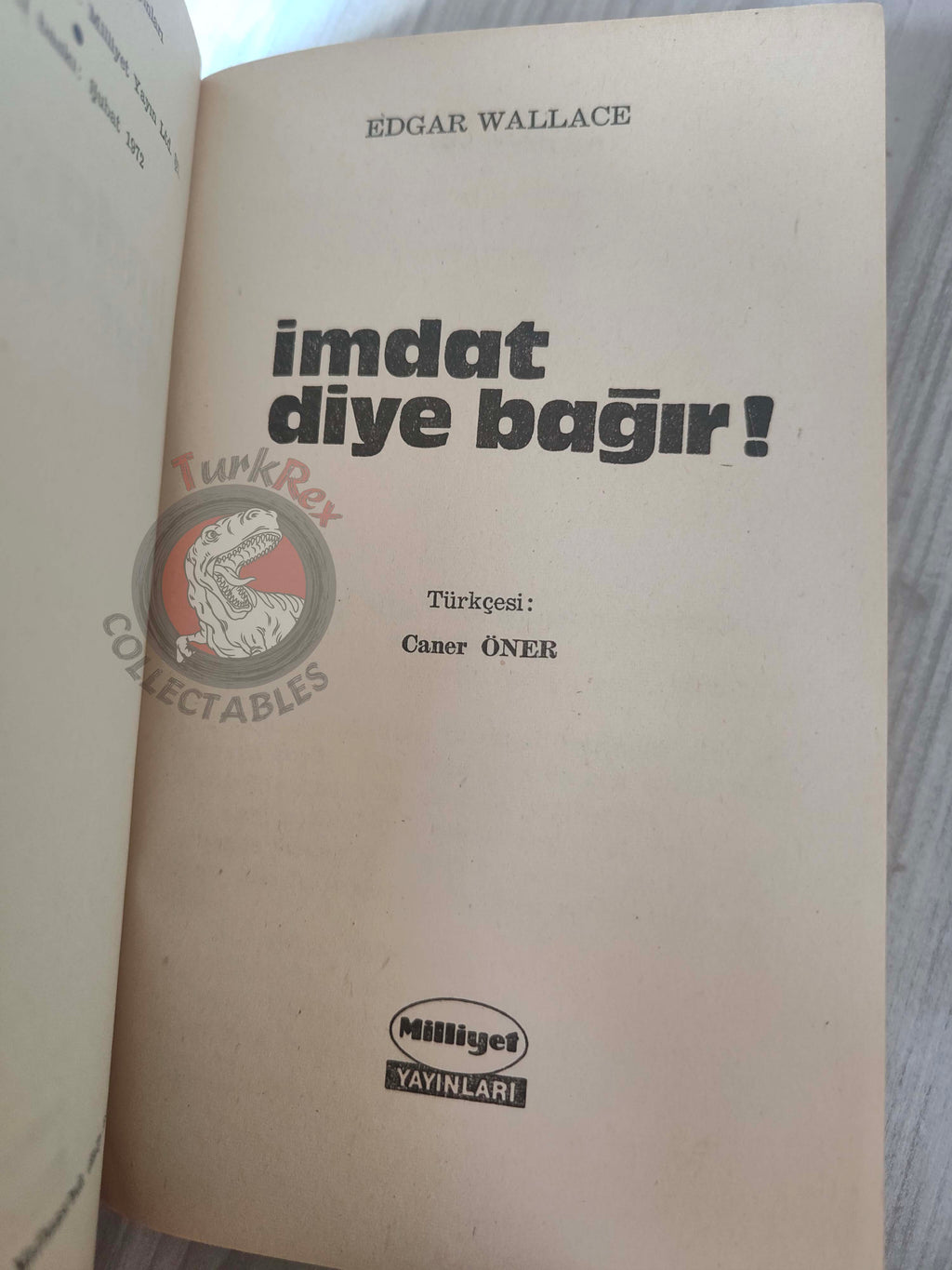 Edgar Wallace – The Gaunt Stranger Ringer 1972 1st Turkish Book Turkey