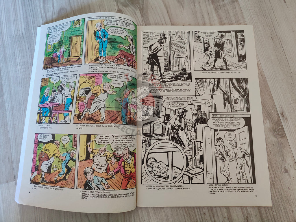 Oliver Twist  – Mark Twain Turkish Comic Turkey Classics Illustrated