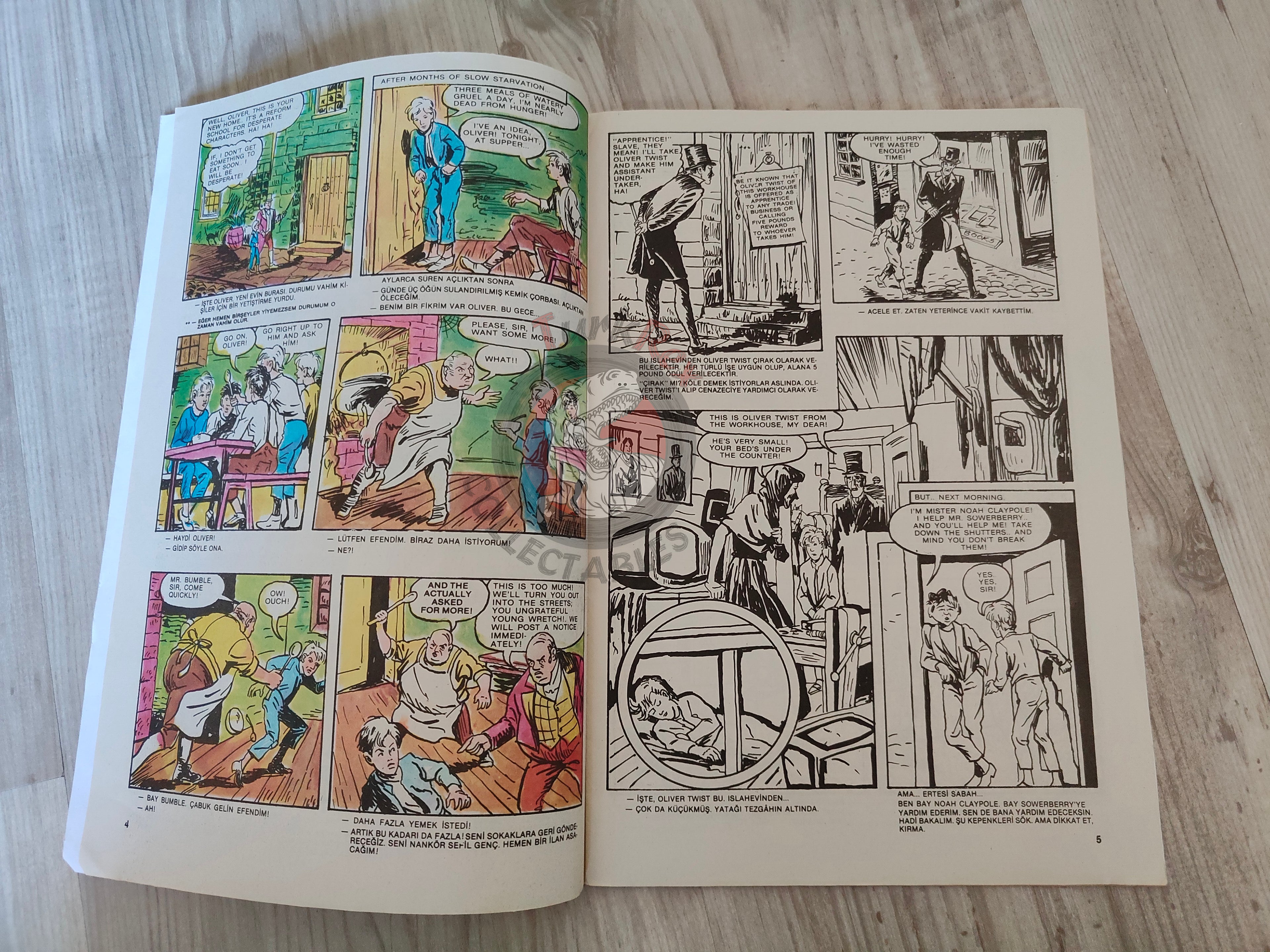 Oliver Twist  – Mark Twain Turkish Comic Turkey Classics Illustrated