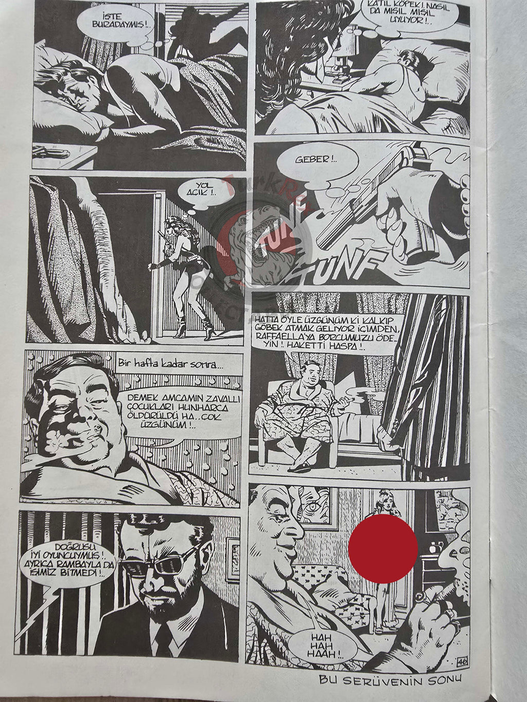 Ramba #3 1994 Il boss si umilia Turkish Comic Turkey Eros Comix Erotic
