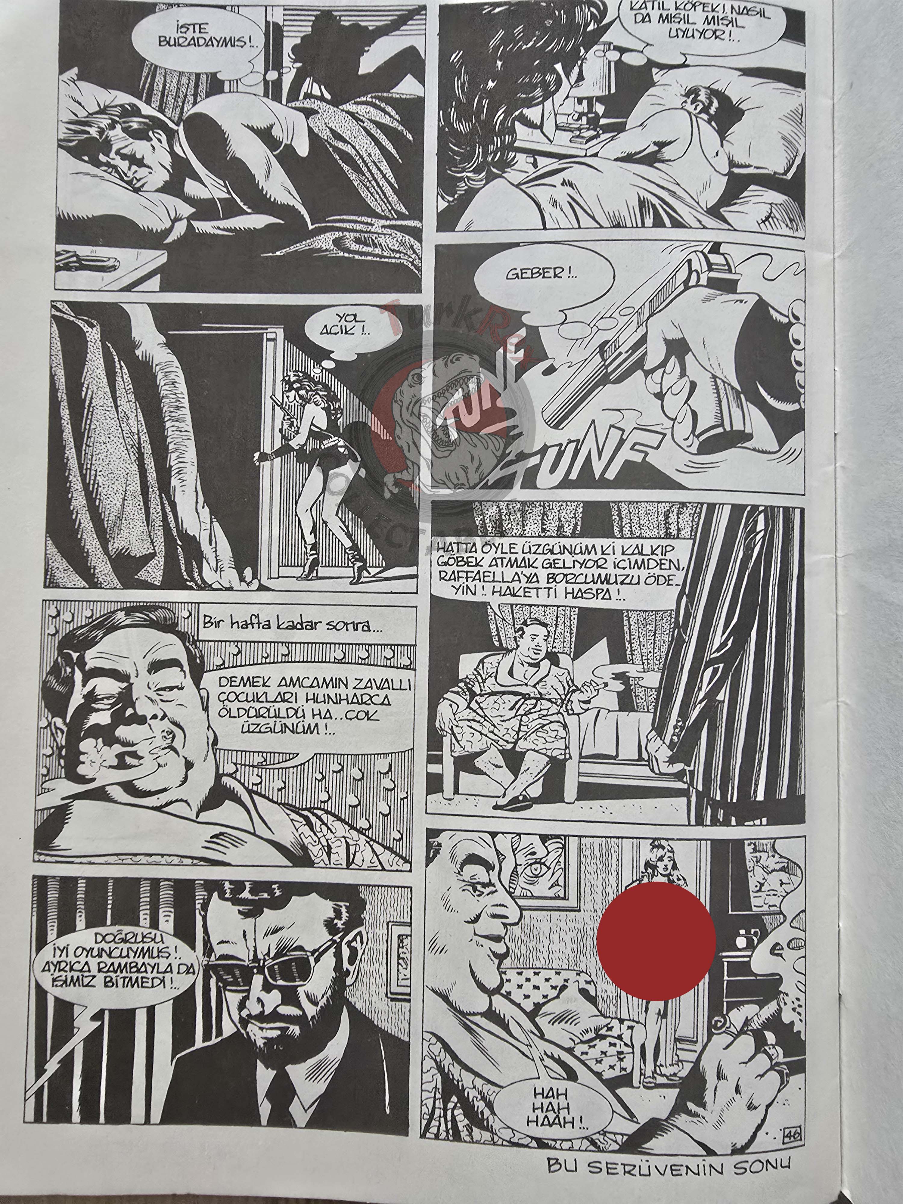 Ramba #3 1994 Il boss si umilia Turkish Comic Turkey Eros Comix Erotic