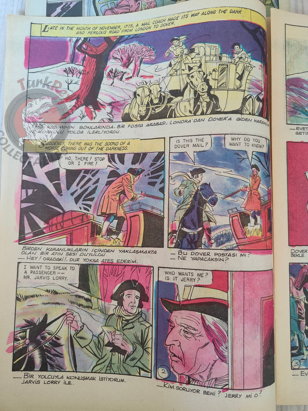 A Tale of Two Cities  – Charles Dickens Turkish Comic Turkey Classics Illustrated