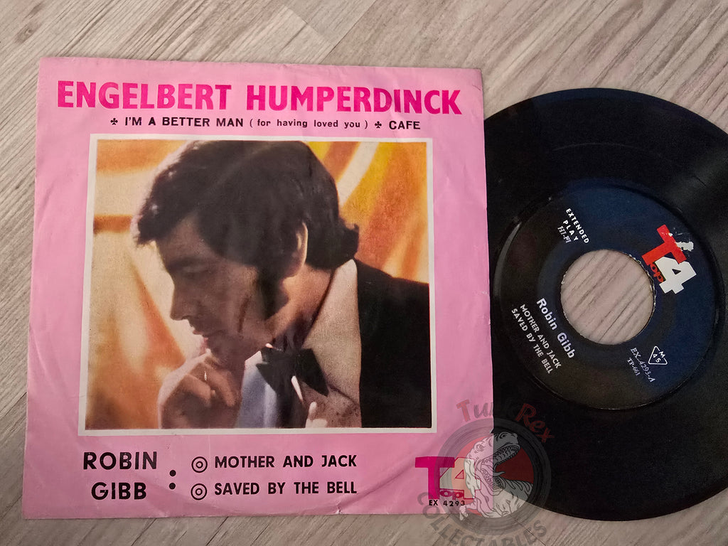 Engelbert Humperdinck / Robin Gibb – I'm A Better Man  7" Iran Pressing Vinyl Iranian Edition