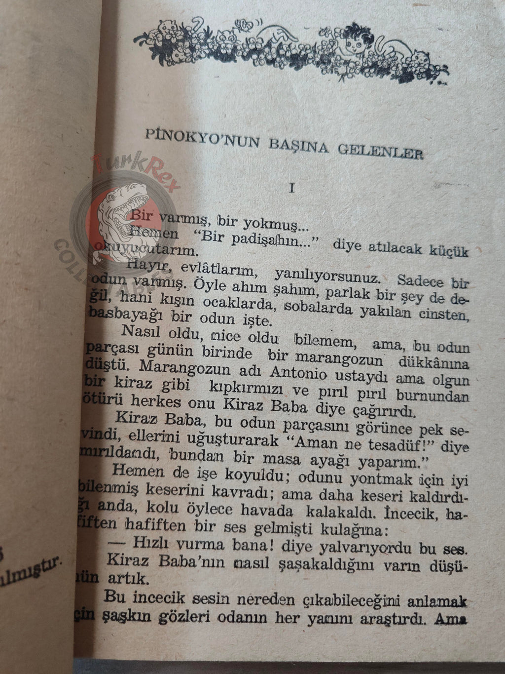 Carlo Collodi – Pinocchio 1956 Turkish Book Turkey Illustrated