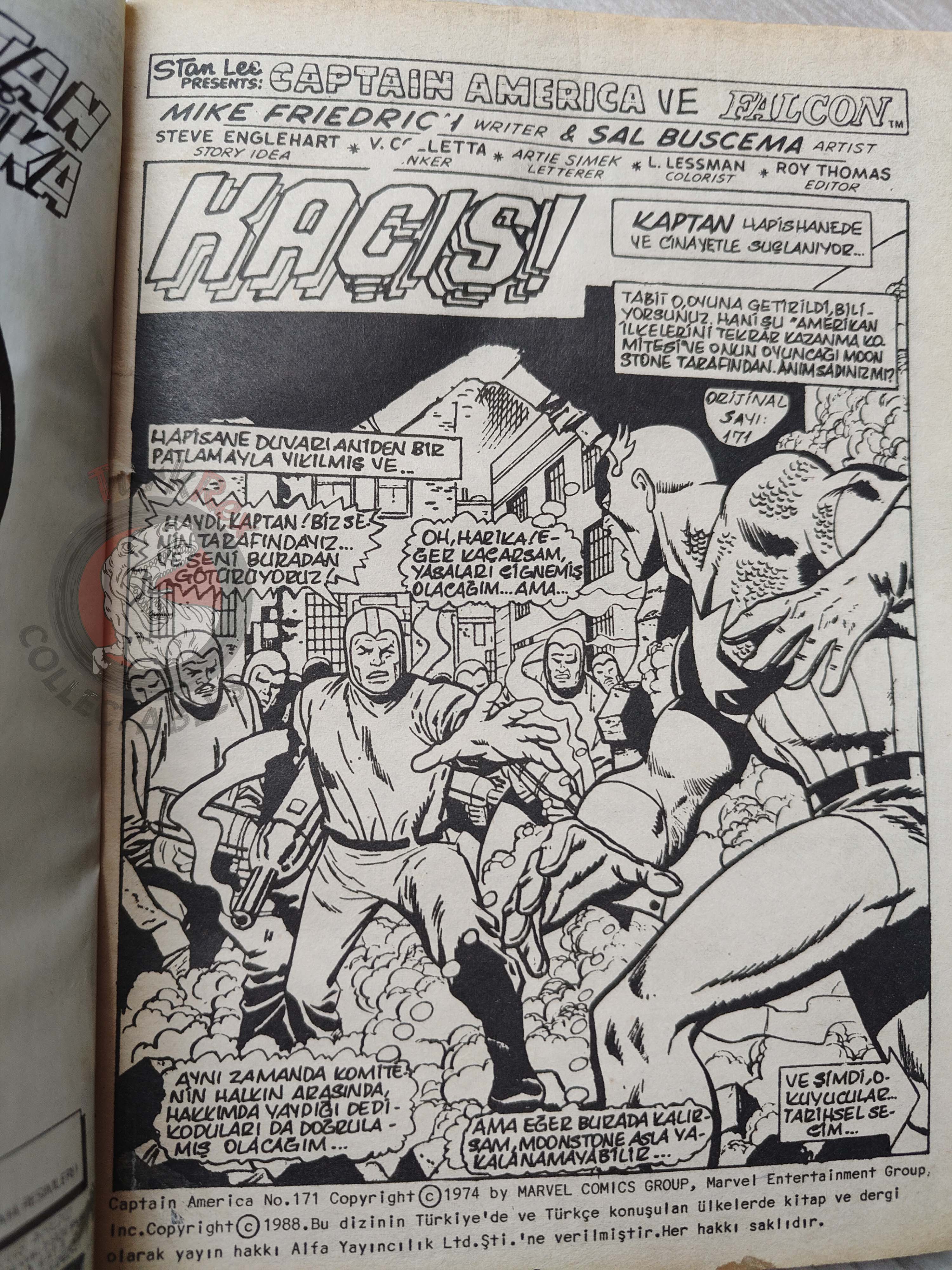 Captain America – Volume 3 1989 Turkish Comic Turkey Thor