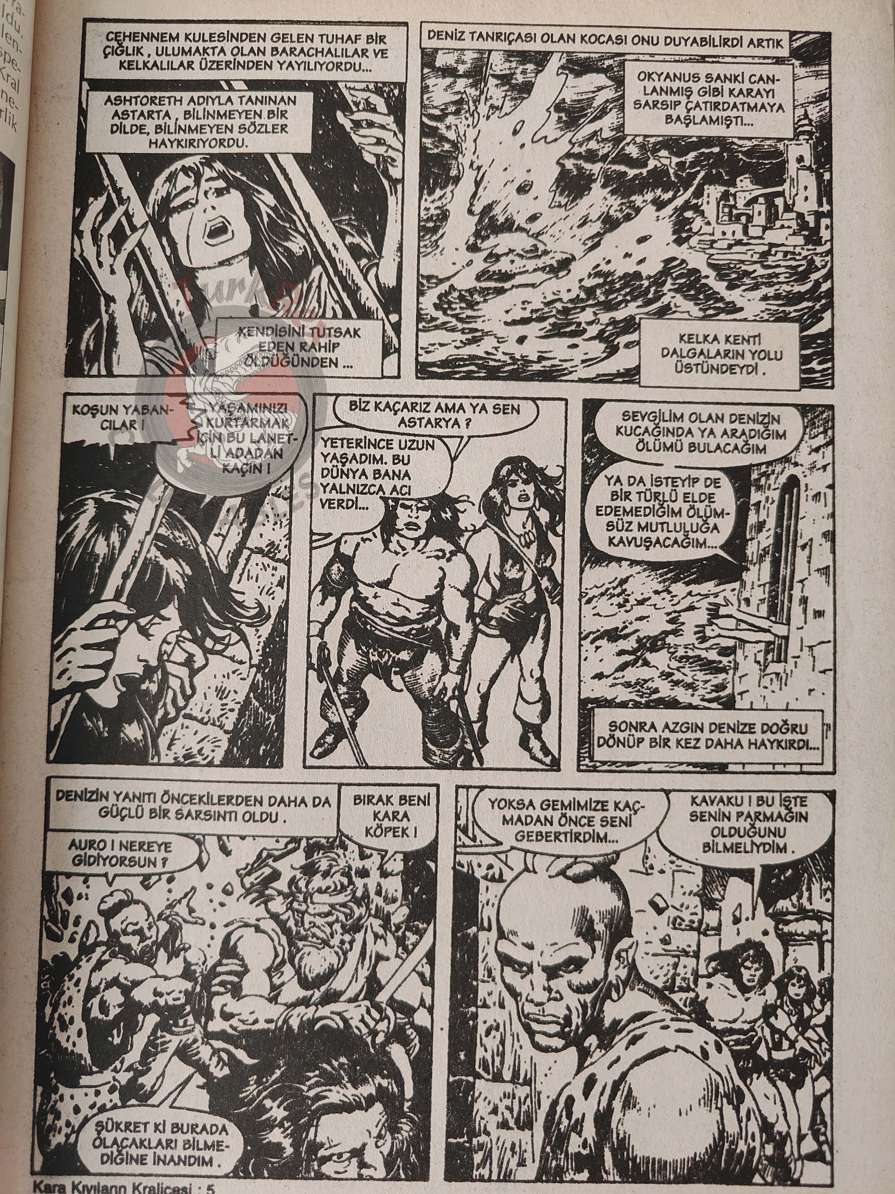 Conan The Barbarian #5 2001 Turkish Comic Turkey #72 #73 #74