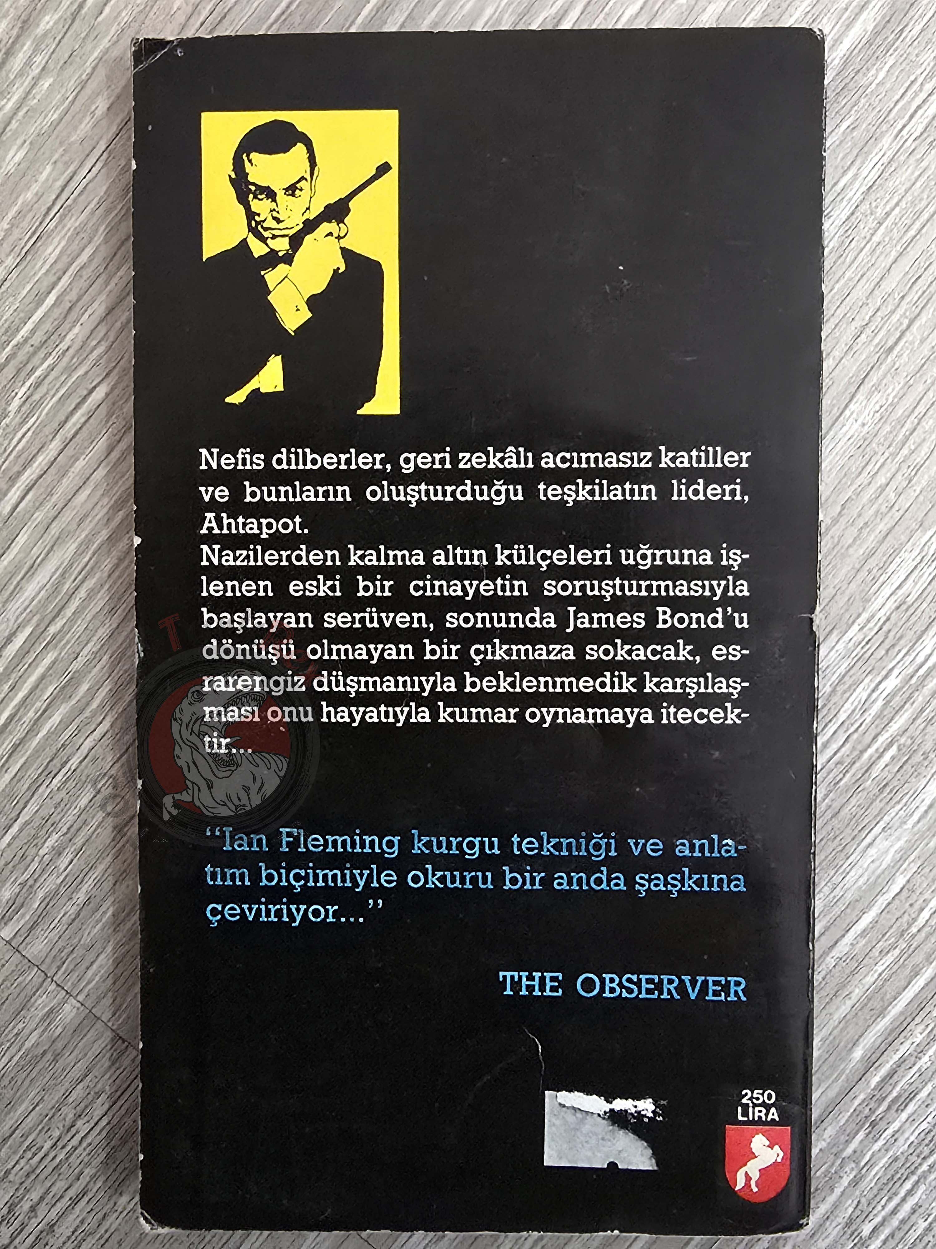 James Bond - Octopussy 1984 1st Turkish Book Turkey Ian Fleming