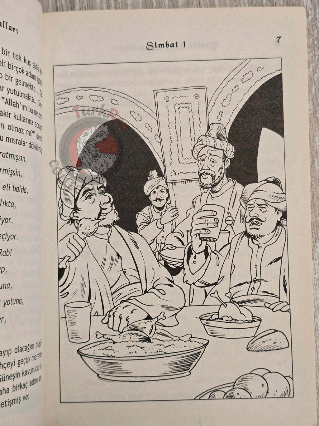 Sinbad the Sailor 2007 Turkish Book Turkey 1001 Nights Illustrated