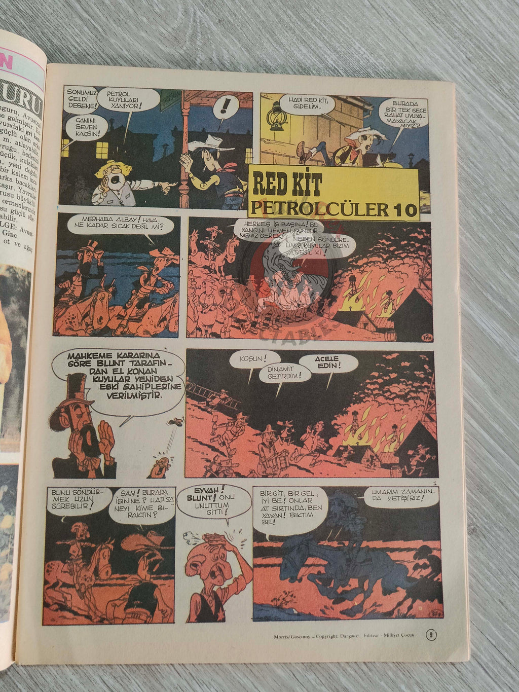 Milliyet Çocuk #7 1984 Turkish Comic Turkey Alice In Wonderland l'étalon noir Bob Morane Massagran
