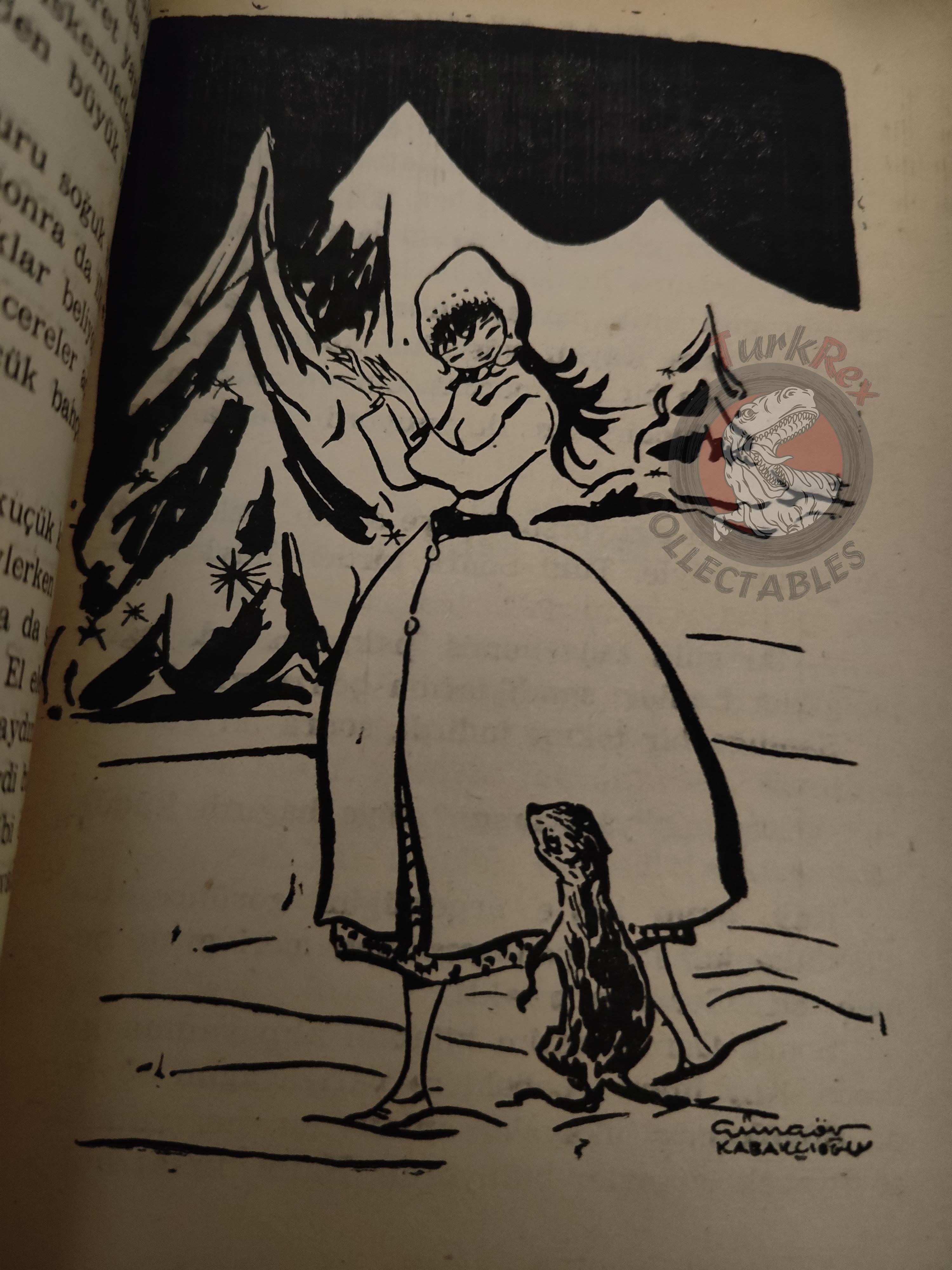 Hans Christian Andersen – The Snow Queen 1973 Turkish Book Turkey Illustrated
