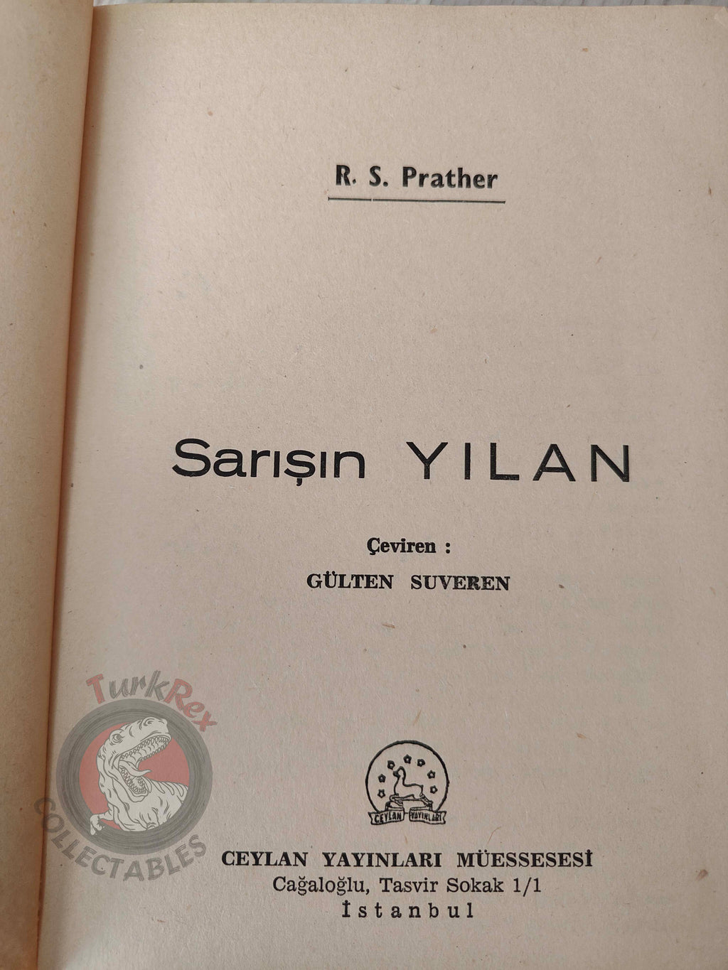 Richard S. Prather – Shell Scott Dig That Crazy Grave 1964 Turkish Book Turkey