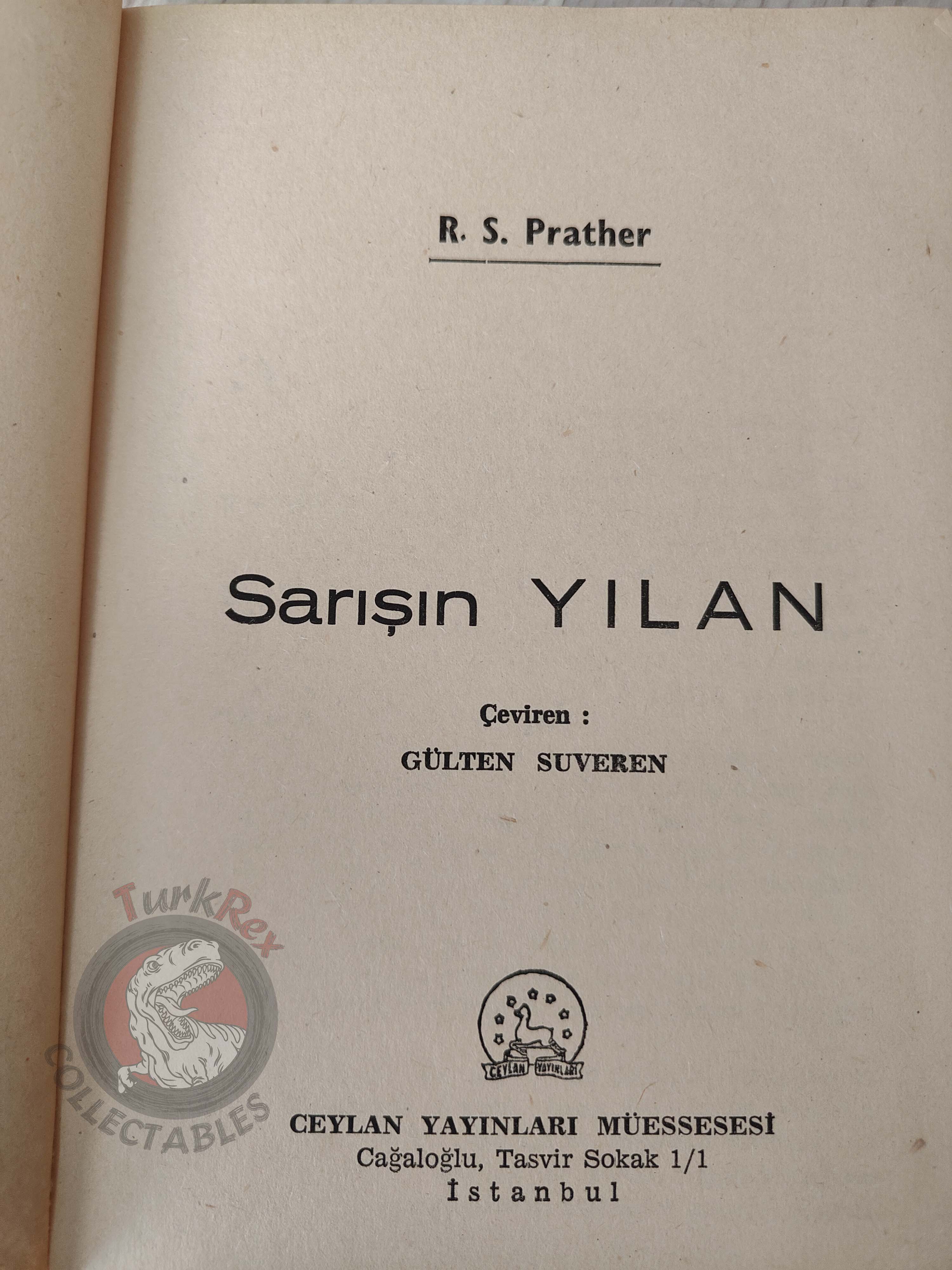 Richard S. Prather – Shell Scott Dig That Crazy Grave 1964 Turkish Book Turkey