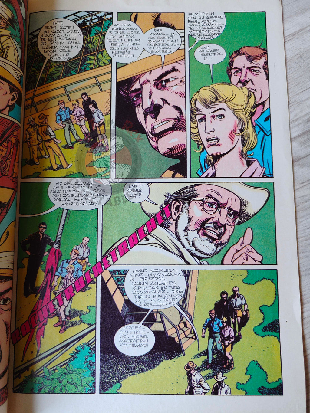 Jurassic Park #6 Turkish Edition Comic Turkey Topps Spielberg