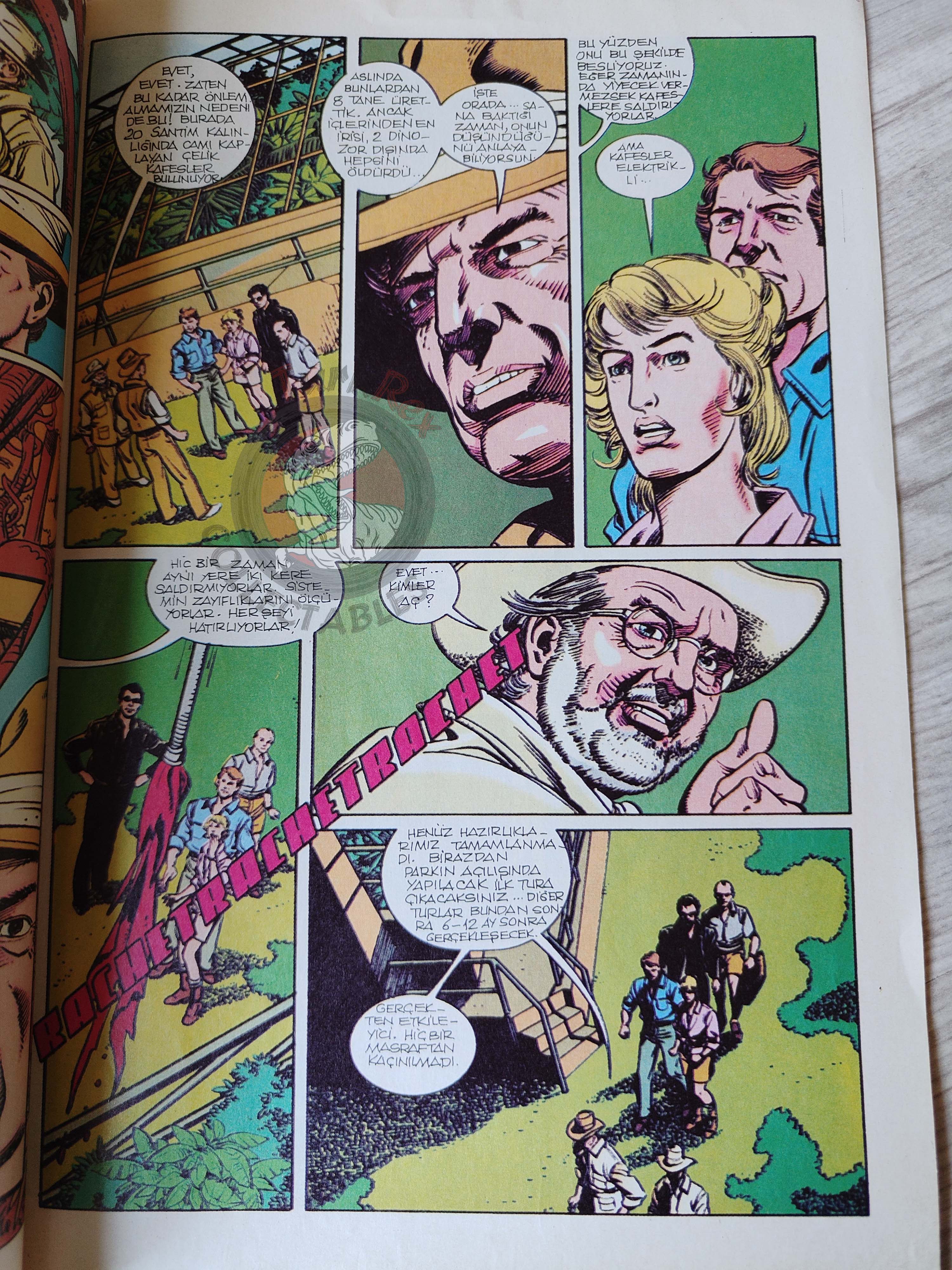 Jurassic Park #6 Turkish Edition Comic Turkey Topps Spielberg