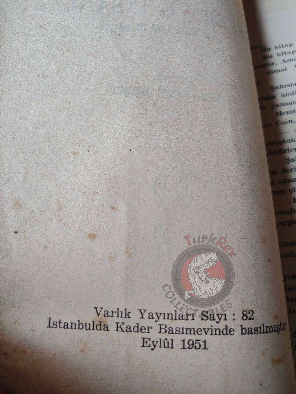 John Steinbeck – Of Mice and Men 1951 1st Turkish Book Turkey