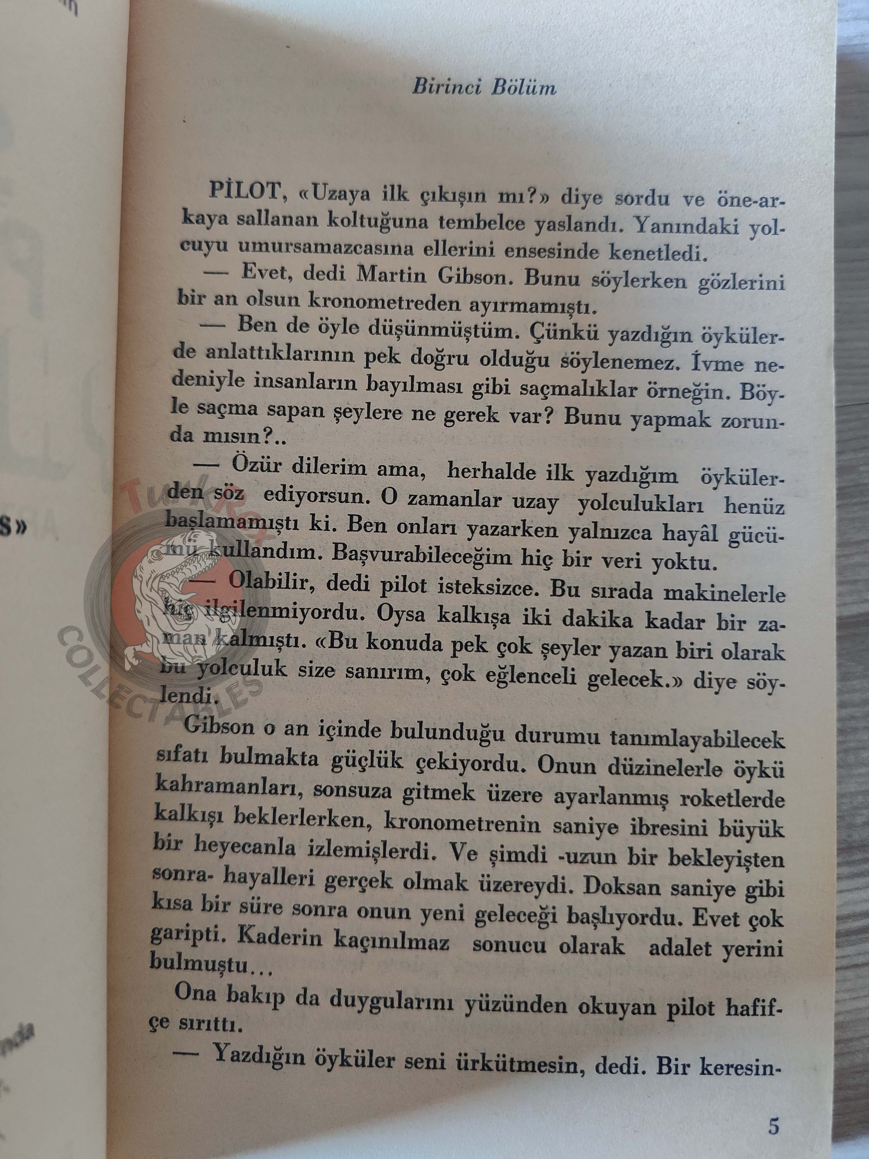 Arthur C. Clarke – The Sands of Mars 1983 1st Turkish Book Turkey