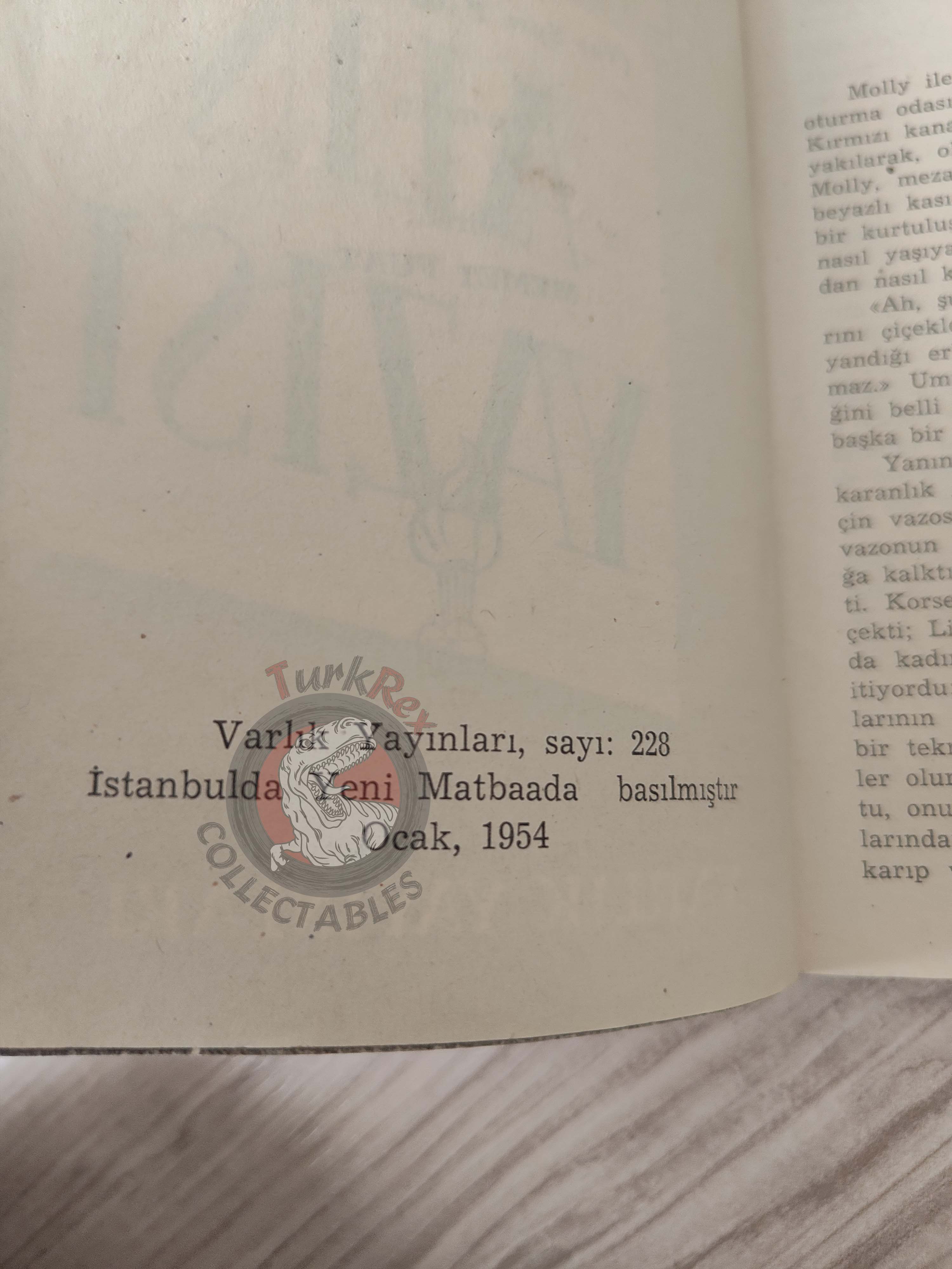 Erskine Caldwell – The Sure Hand of God 1954 1st Turkish Book Turkey