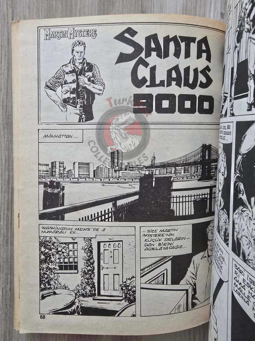 Martin Mystère #30 Santa Claus 9000 80s Turkish Comic Turkey #79 #81 #75