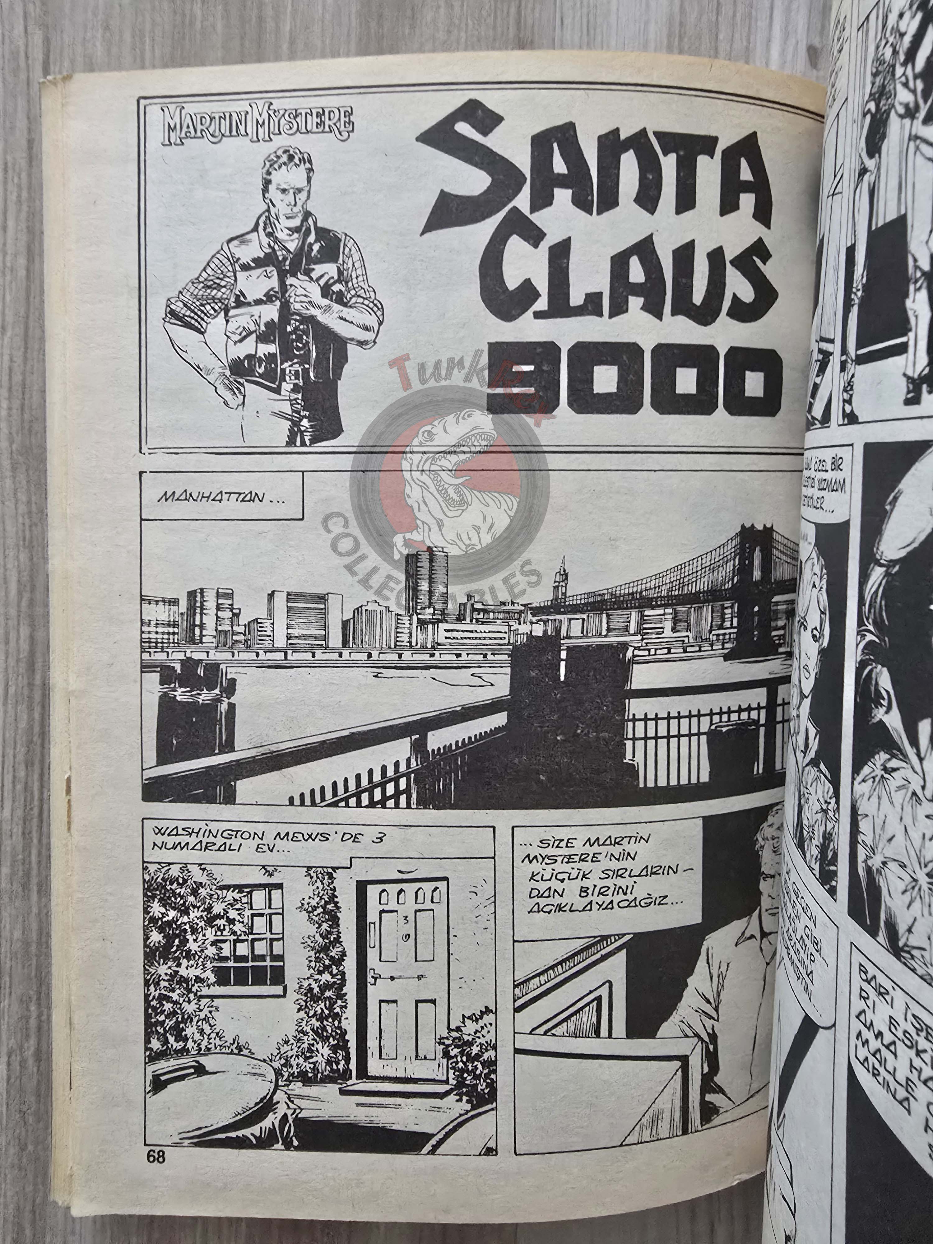 Martin Mystère #30 Santa Claus 9000 80s Turkish Comic Turkey #79 #81 #75